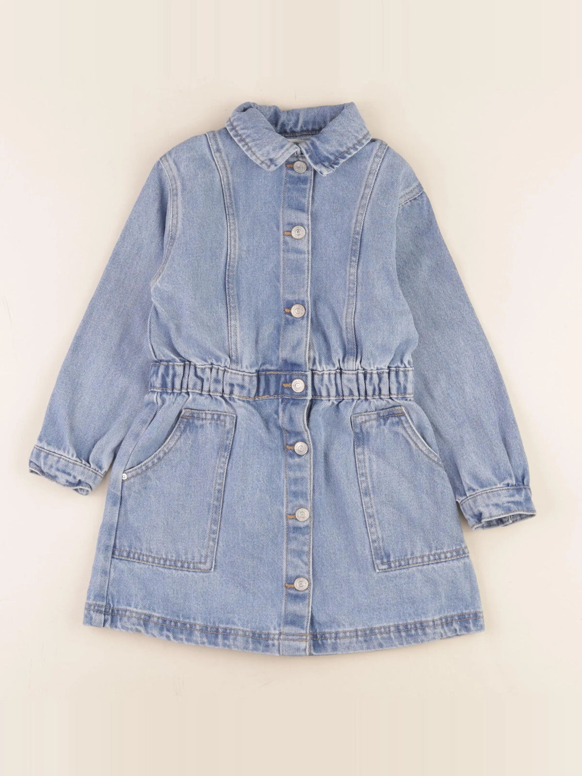 Vertbaudet - robe bleu - 6 ans