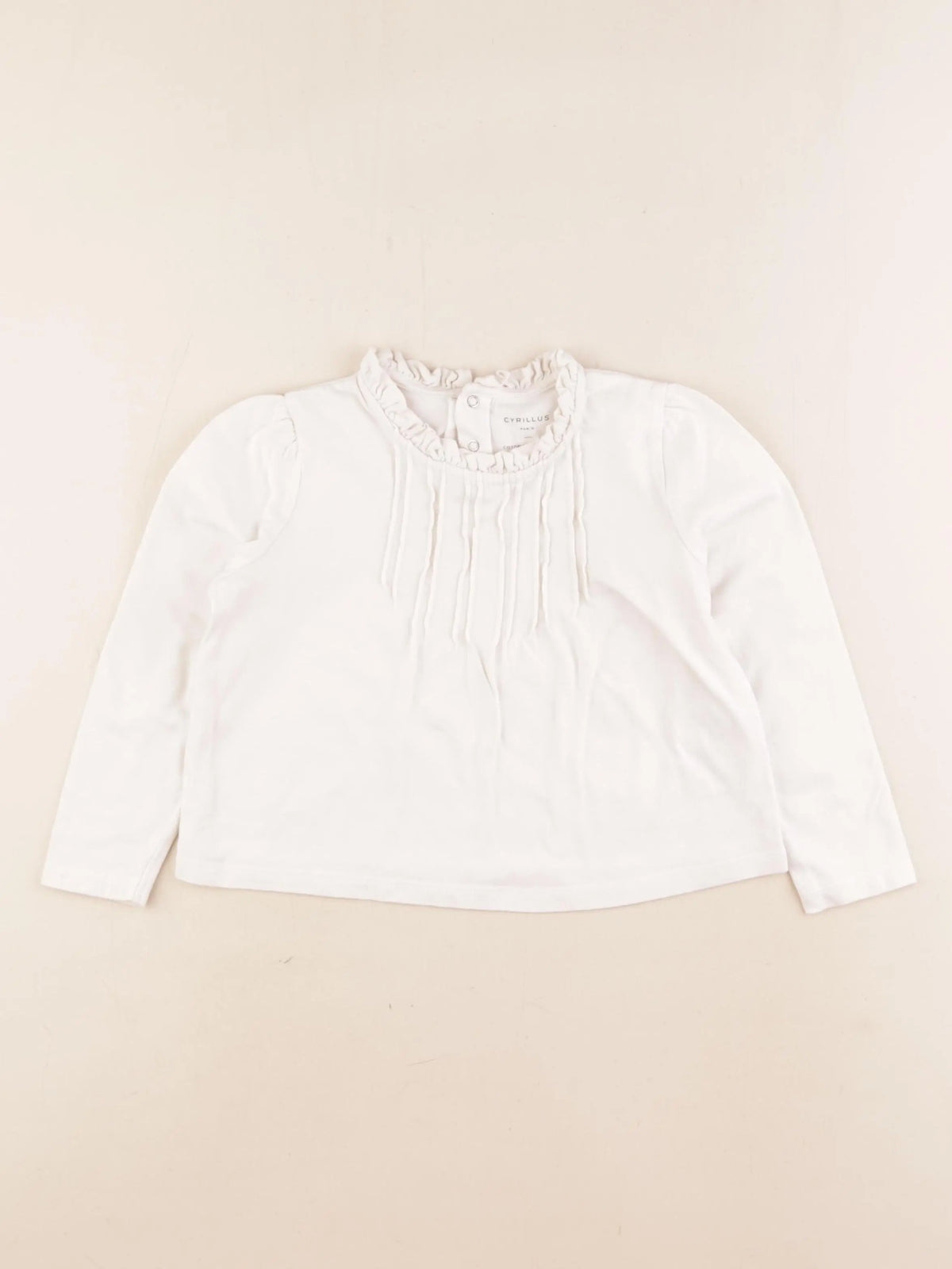 Cyrillus - tee-shirt beige - 4 ans