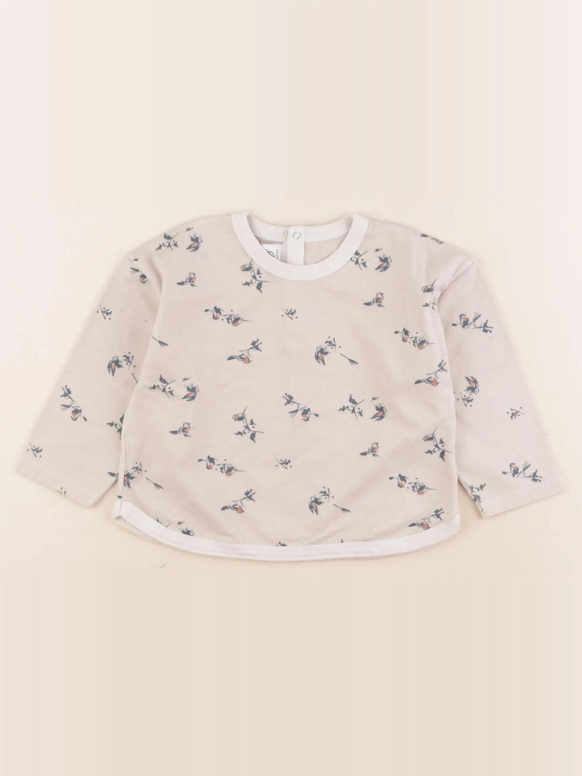 Petit Bateau - tee-shirt beige - 24 mois
