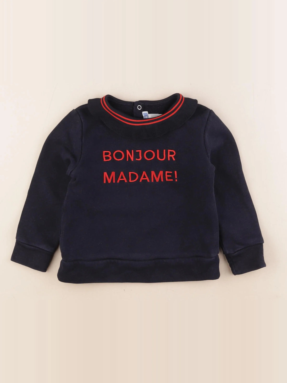 Jacadi - sweat bleu - 4 ans