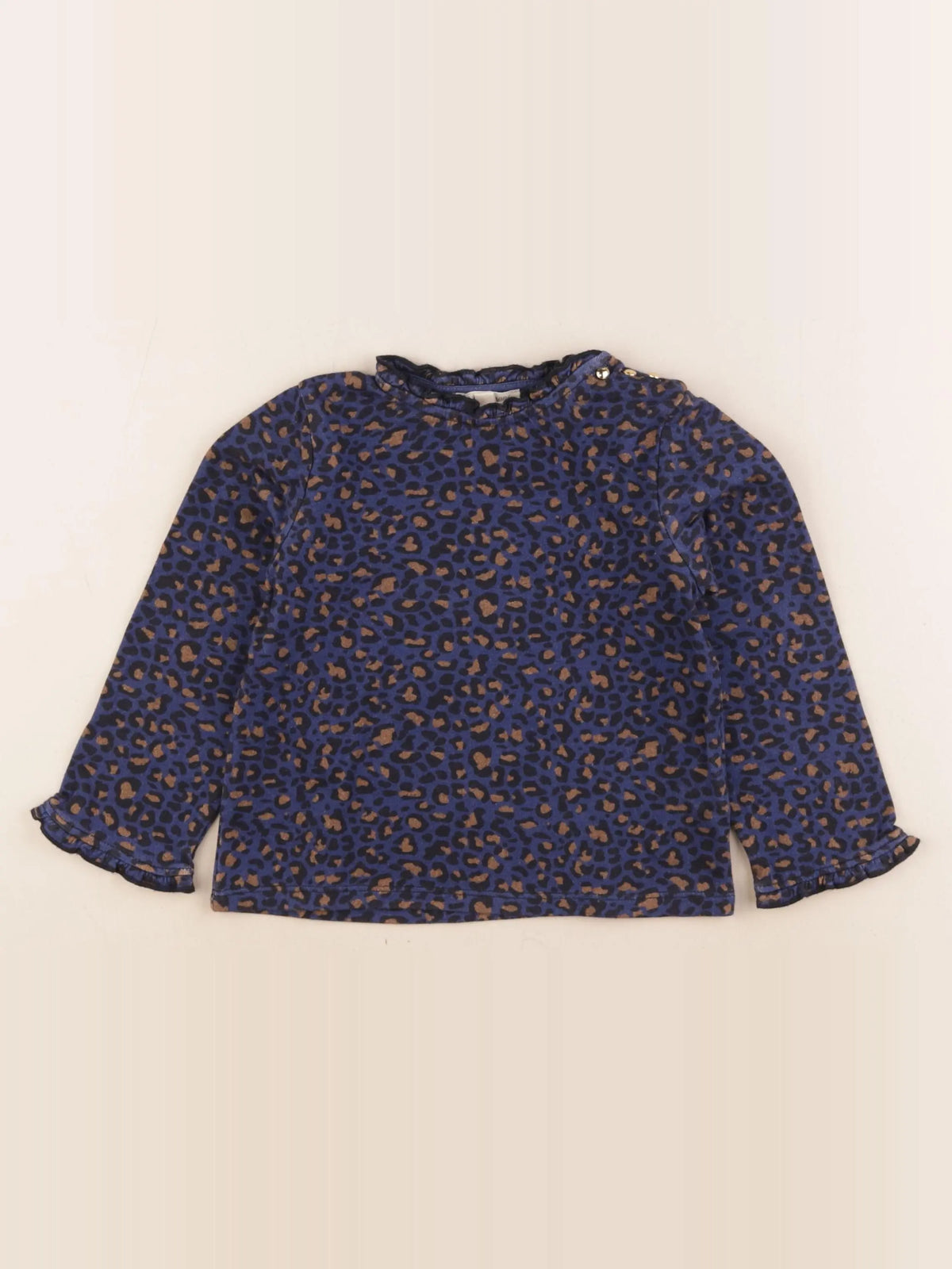 Petit Sézane  - tee-shirt bleu - 4 ans