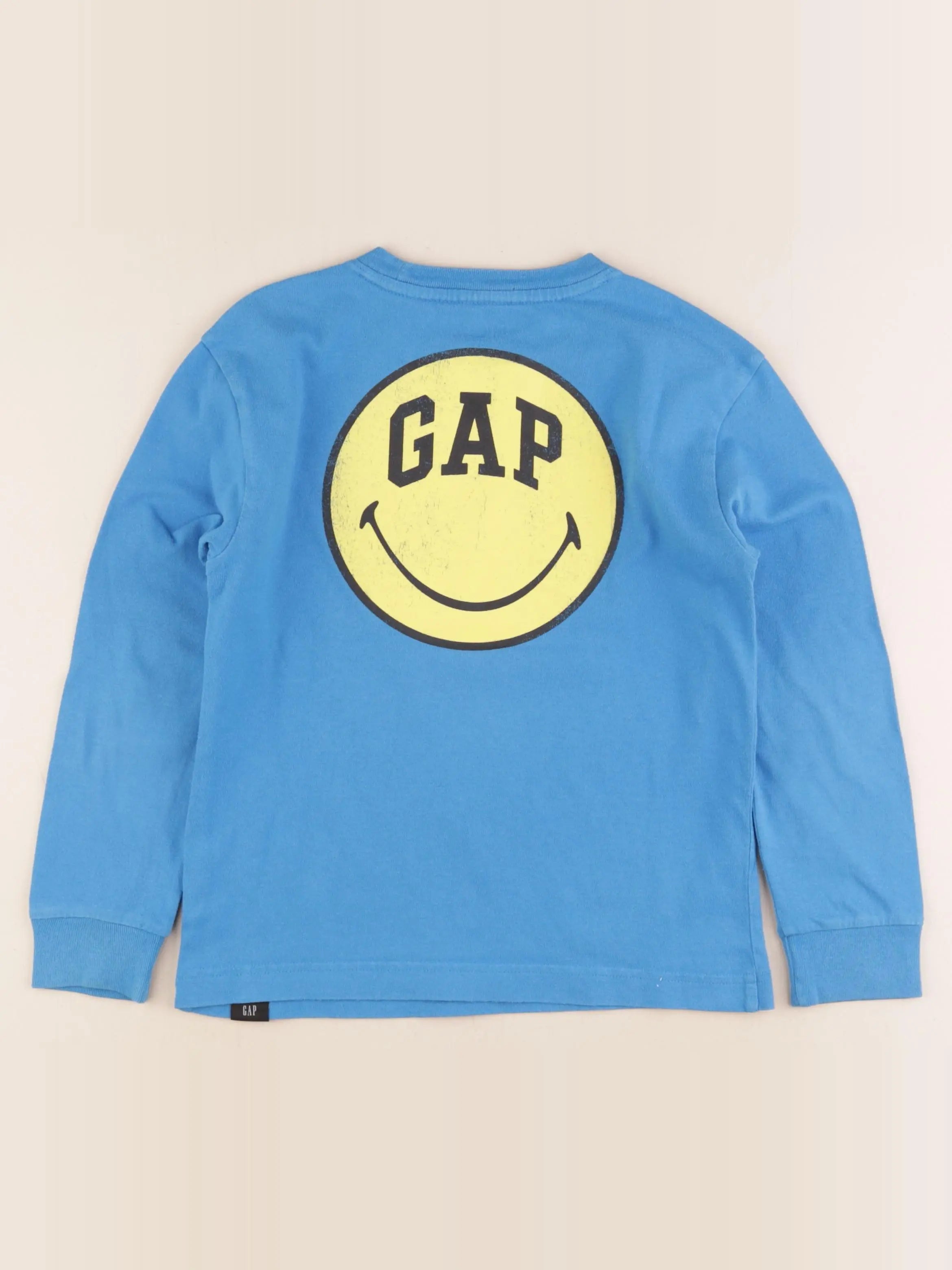 GAP - tee-shirt imprimé au dos bleu - 6/7 ans