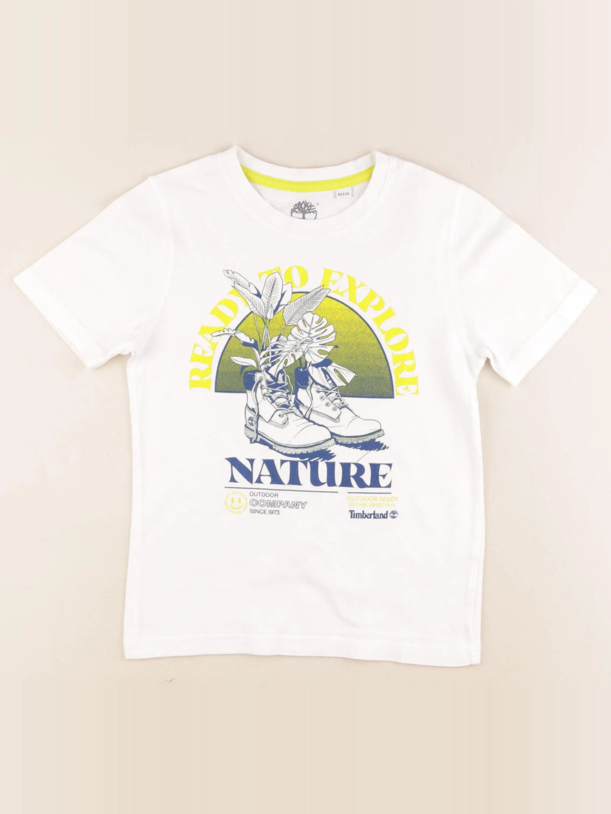 Timberland - tee-shirt blanc - 8 ans