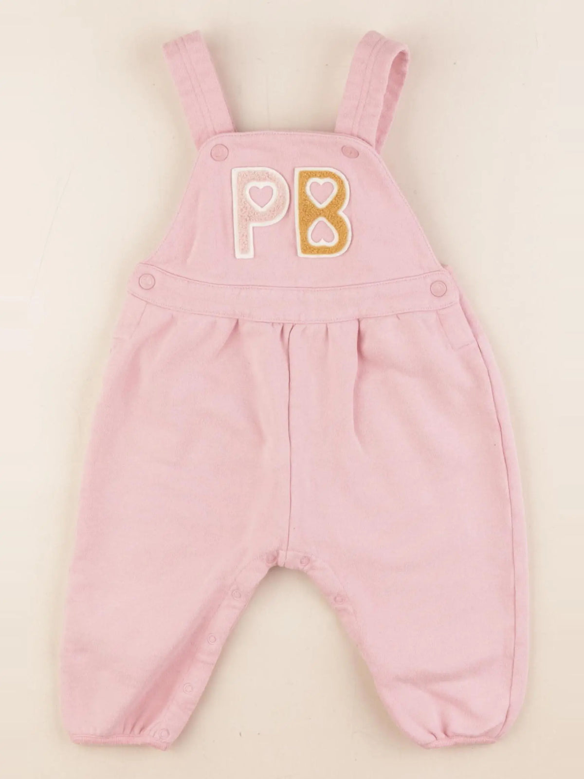 Petit Bateau - salopette rose - 12 mois