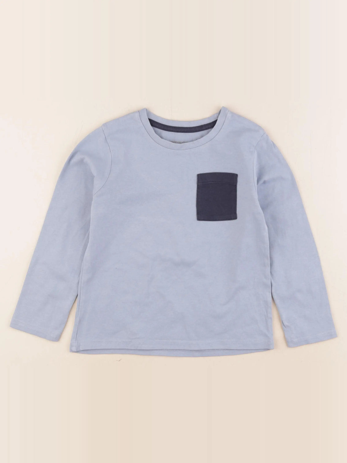 Vertbaudet - tee-shirt bleu - 5 ans