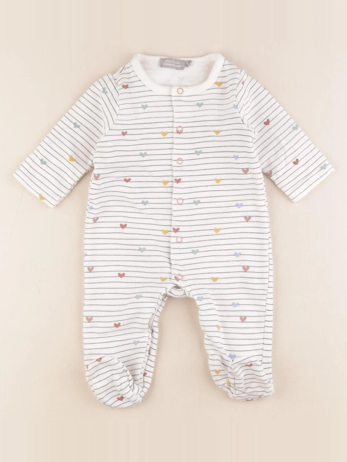 Boutchou - pyjama coton multicolore - 6 mois