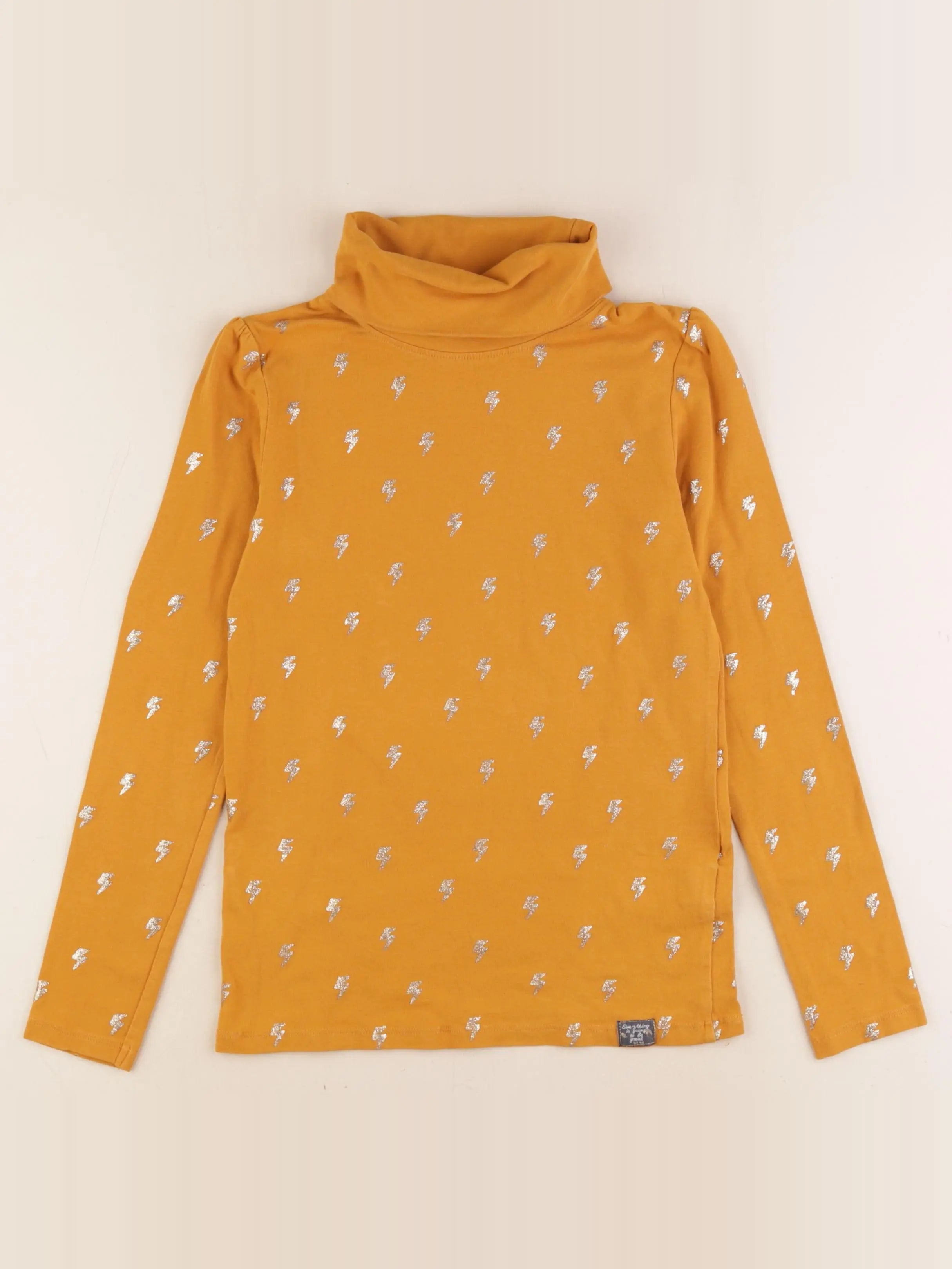 Tape à l'oeil - sous-pull jaune, or - 10 ans