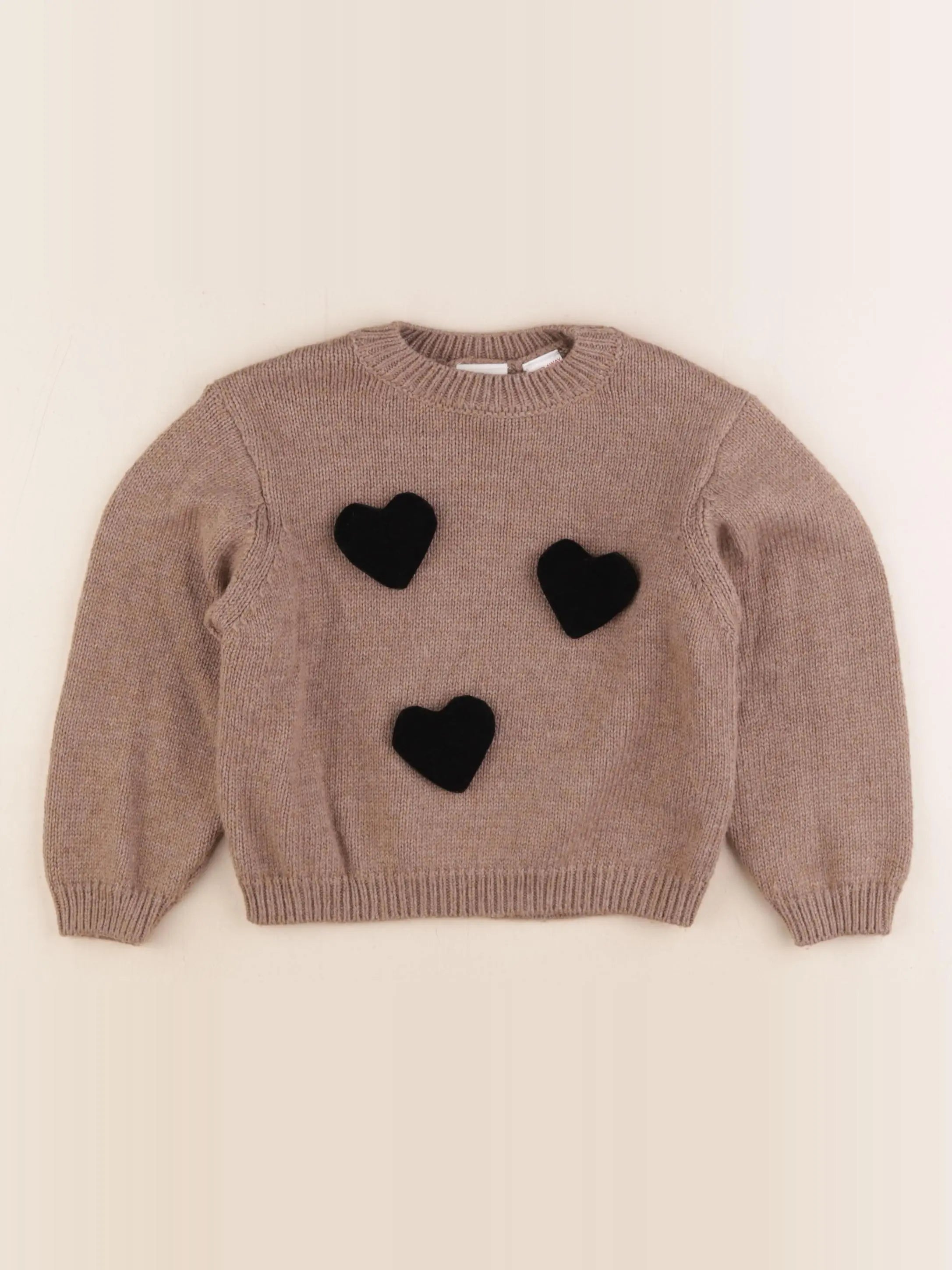 Zara - pull marron - 4 ans