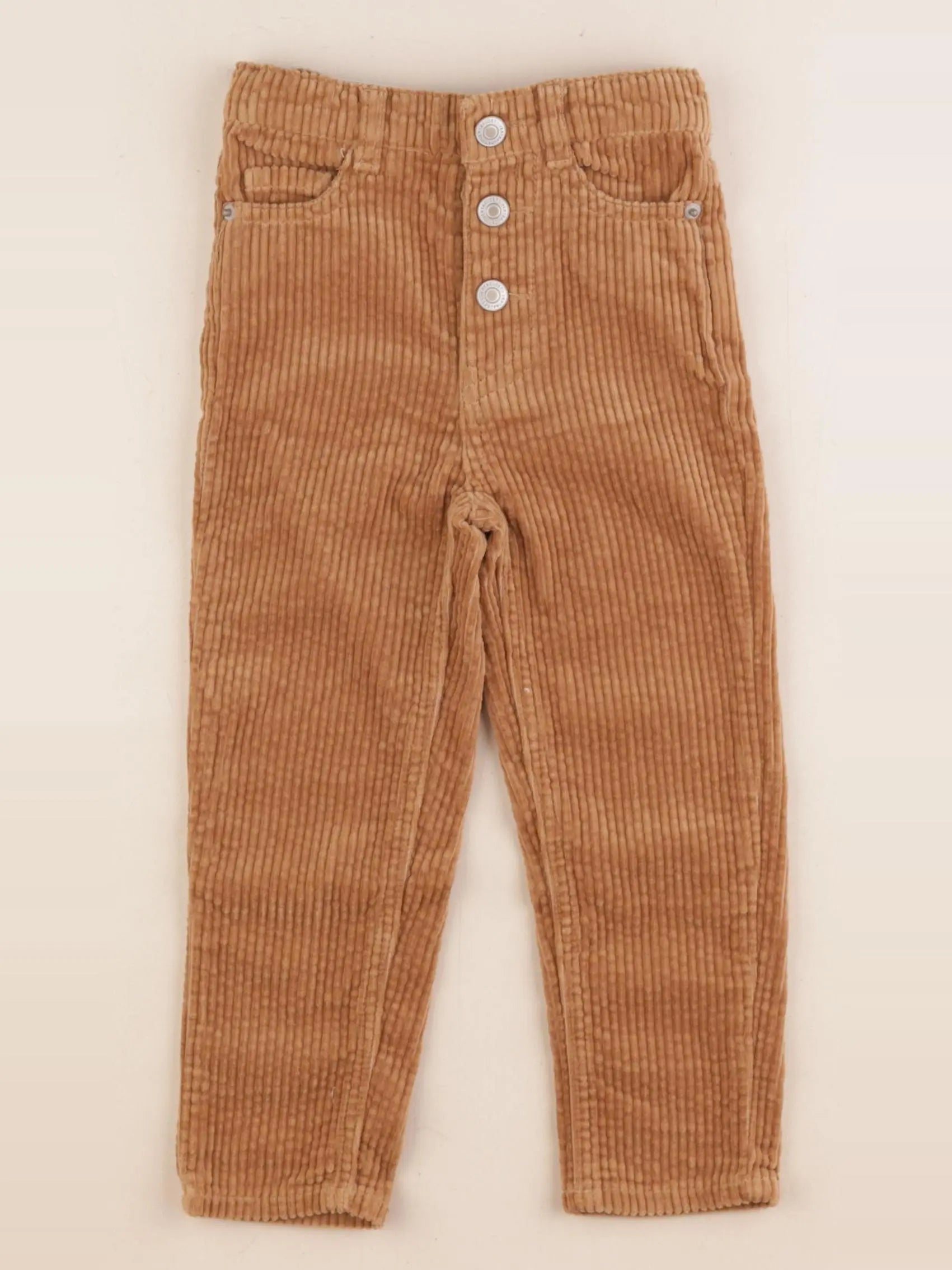 Vertbaudet - pantalon marron - 3 ans