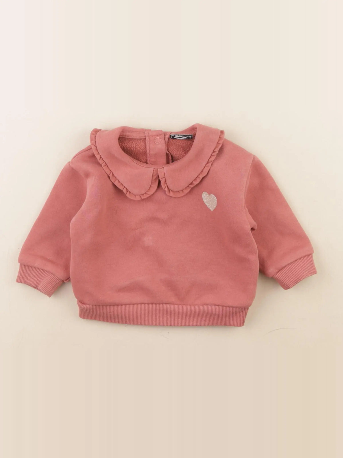 Tape à l'oeil - sweat rose - 6 mois