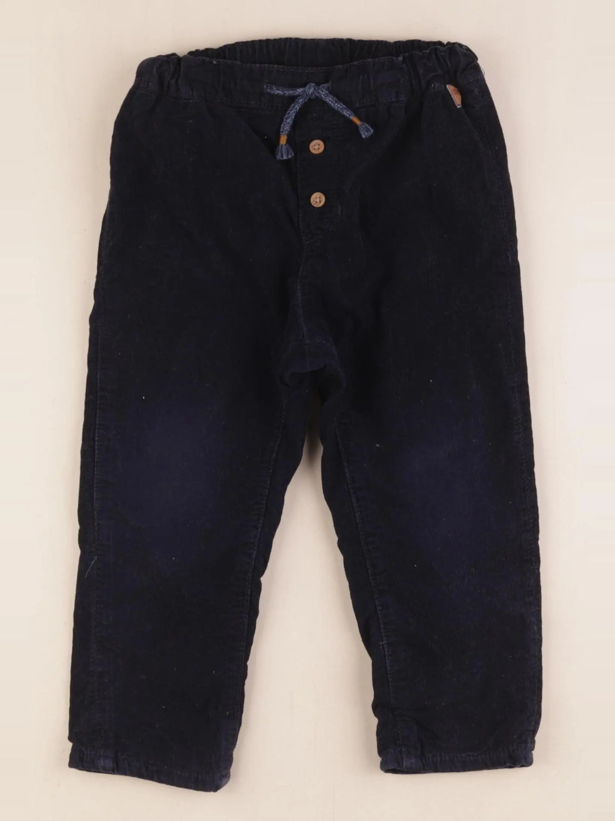 H&M - pantalon bleu - 18/24 mois