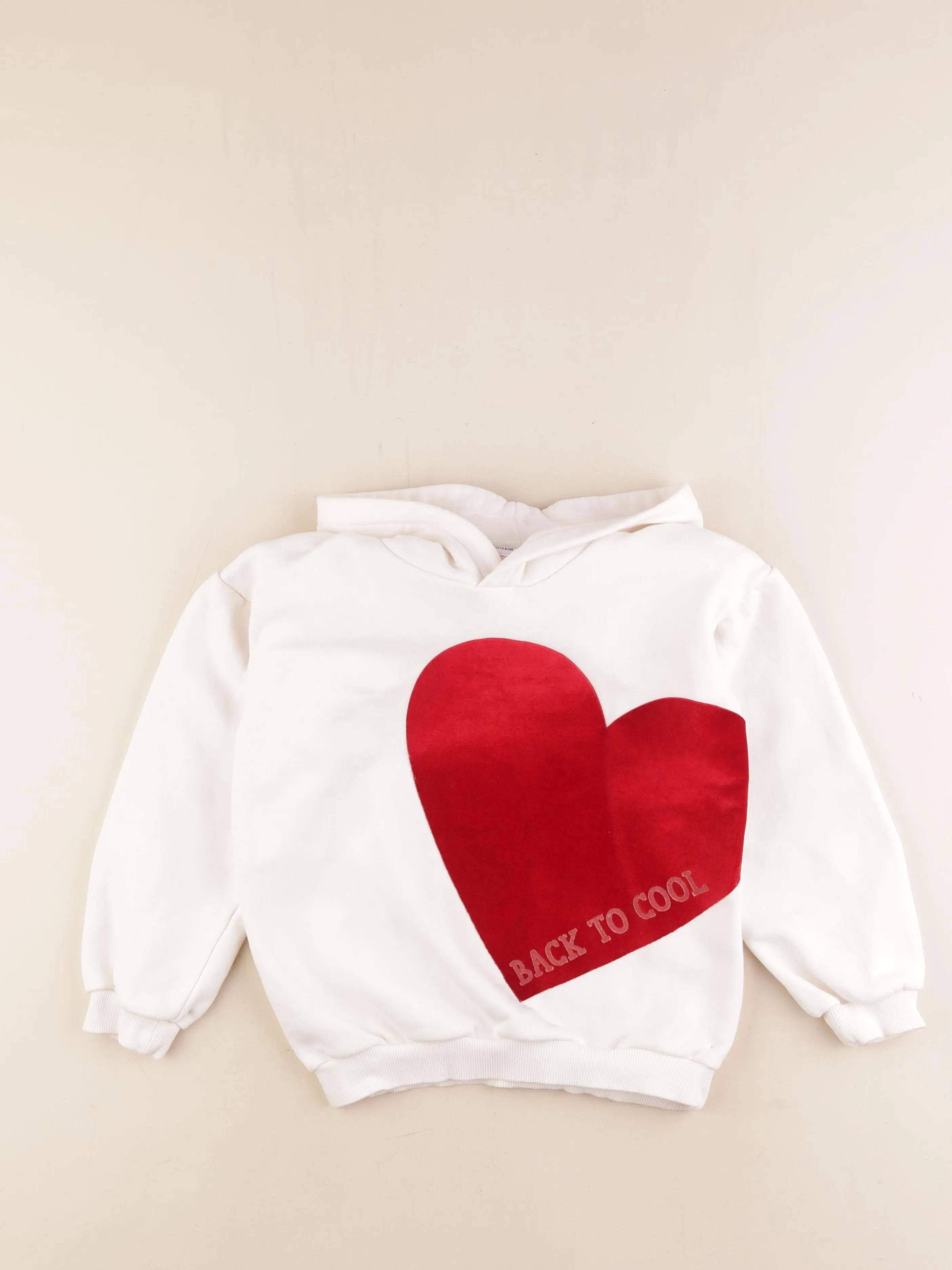 Tape à l'oeil - sweat blanc, rouge - 8 ans