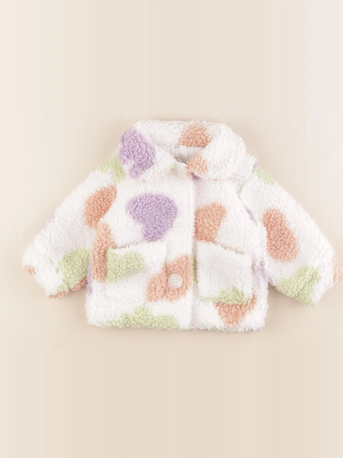 H&M - veste multicolore - 4/6 mois