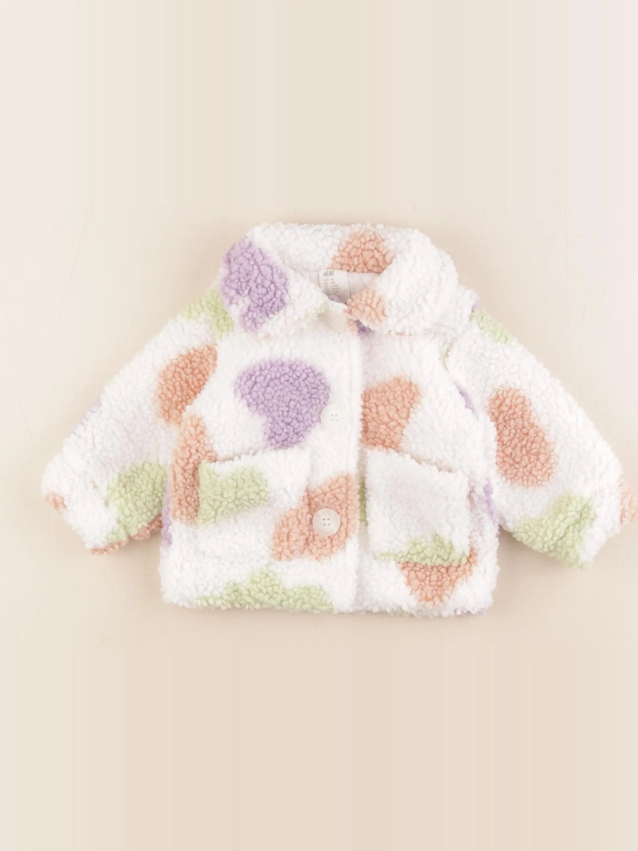 H&M - veste multicolore - 4/6 mois