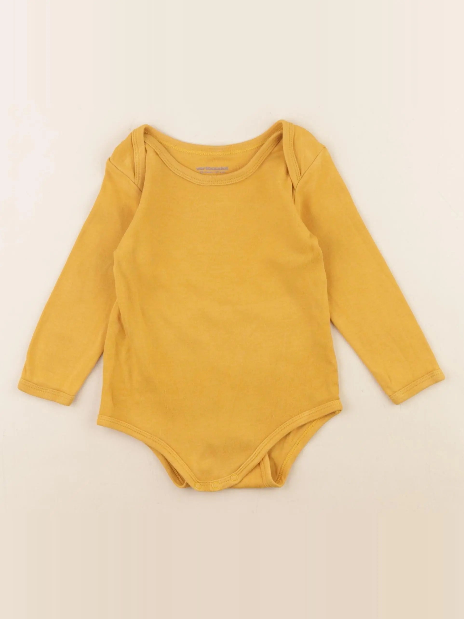 Vertbaudet - body jaune - 18 mois