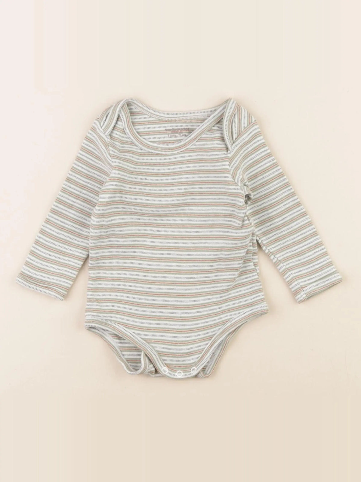 Vertbaudet - body vert - 9 mois