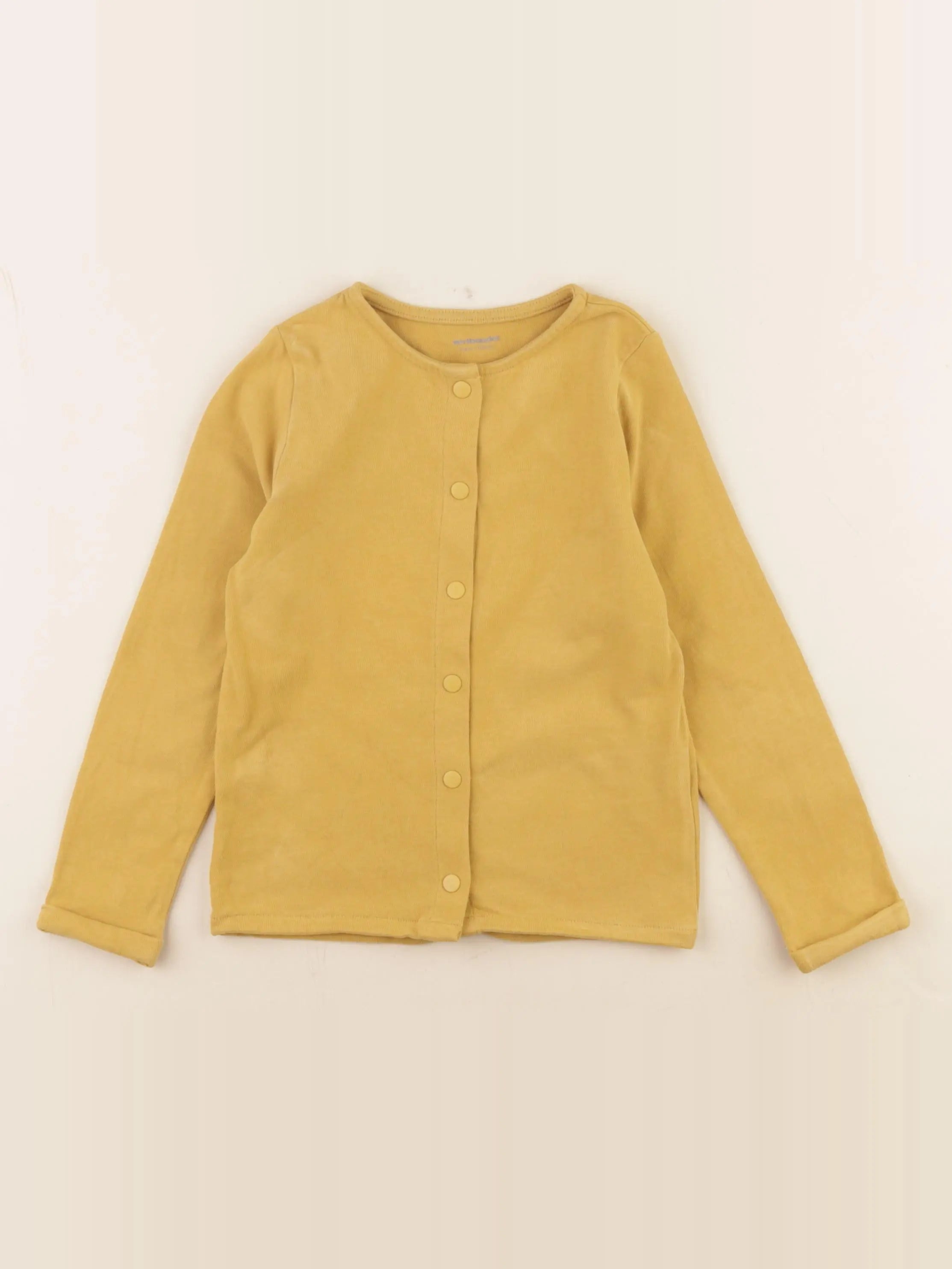 Vertbaudet - sweat jaune - 4 ans