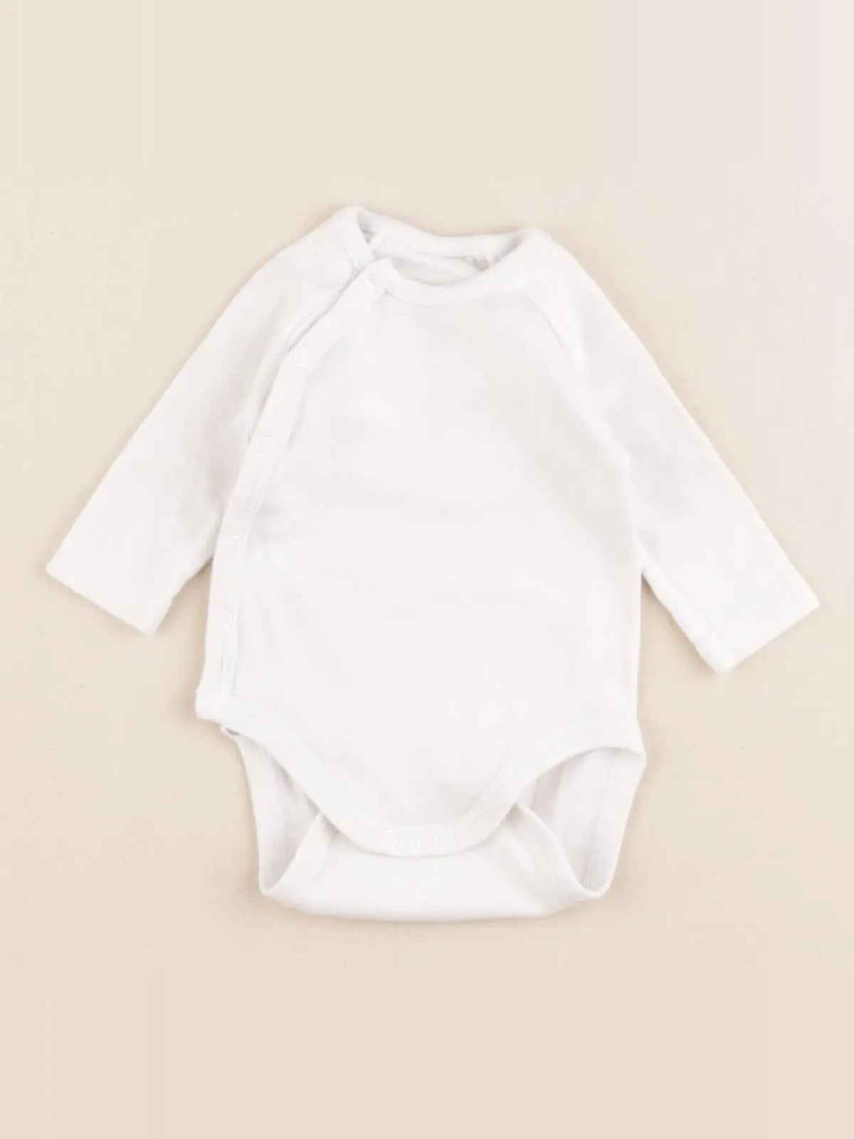 Petit Bateau - body blanc - 0 mois