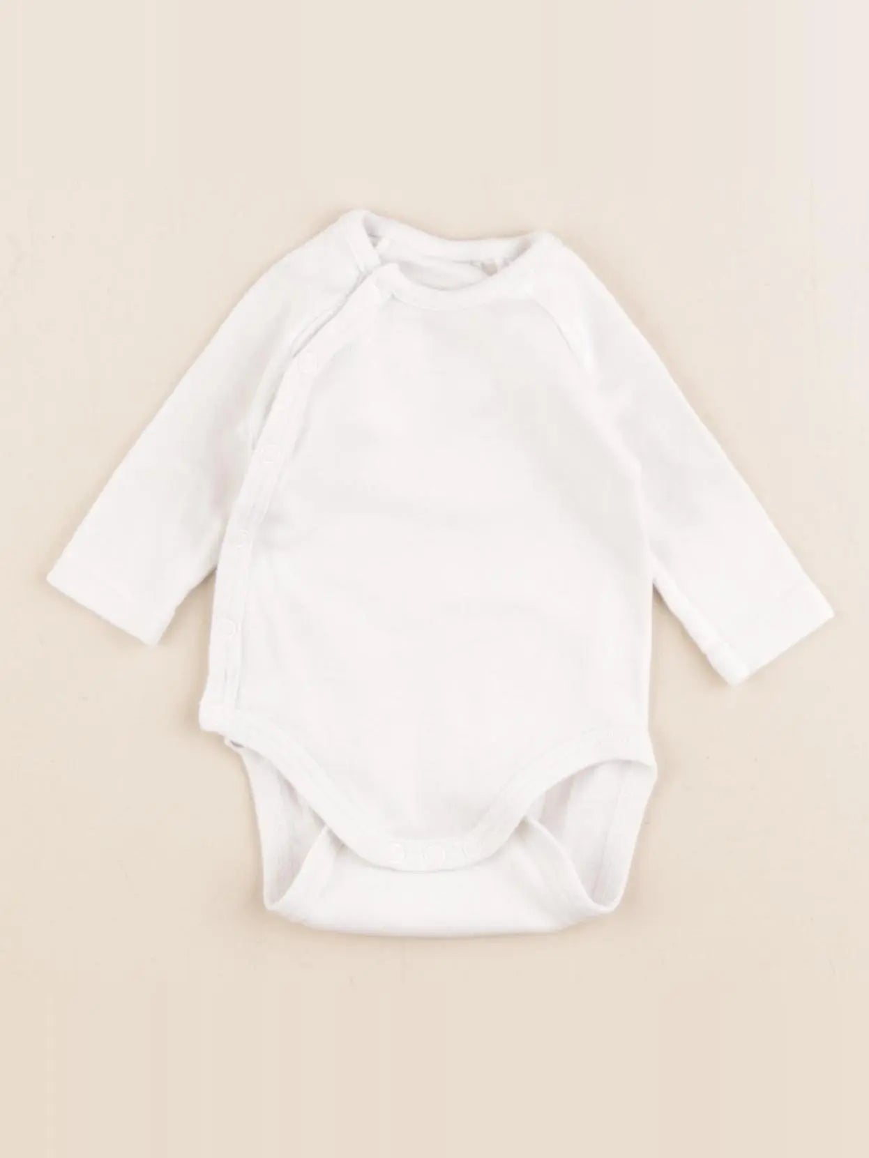 Petit Bateau - body blanc - 0 mois