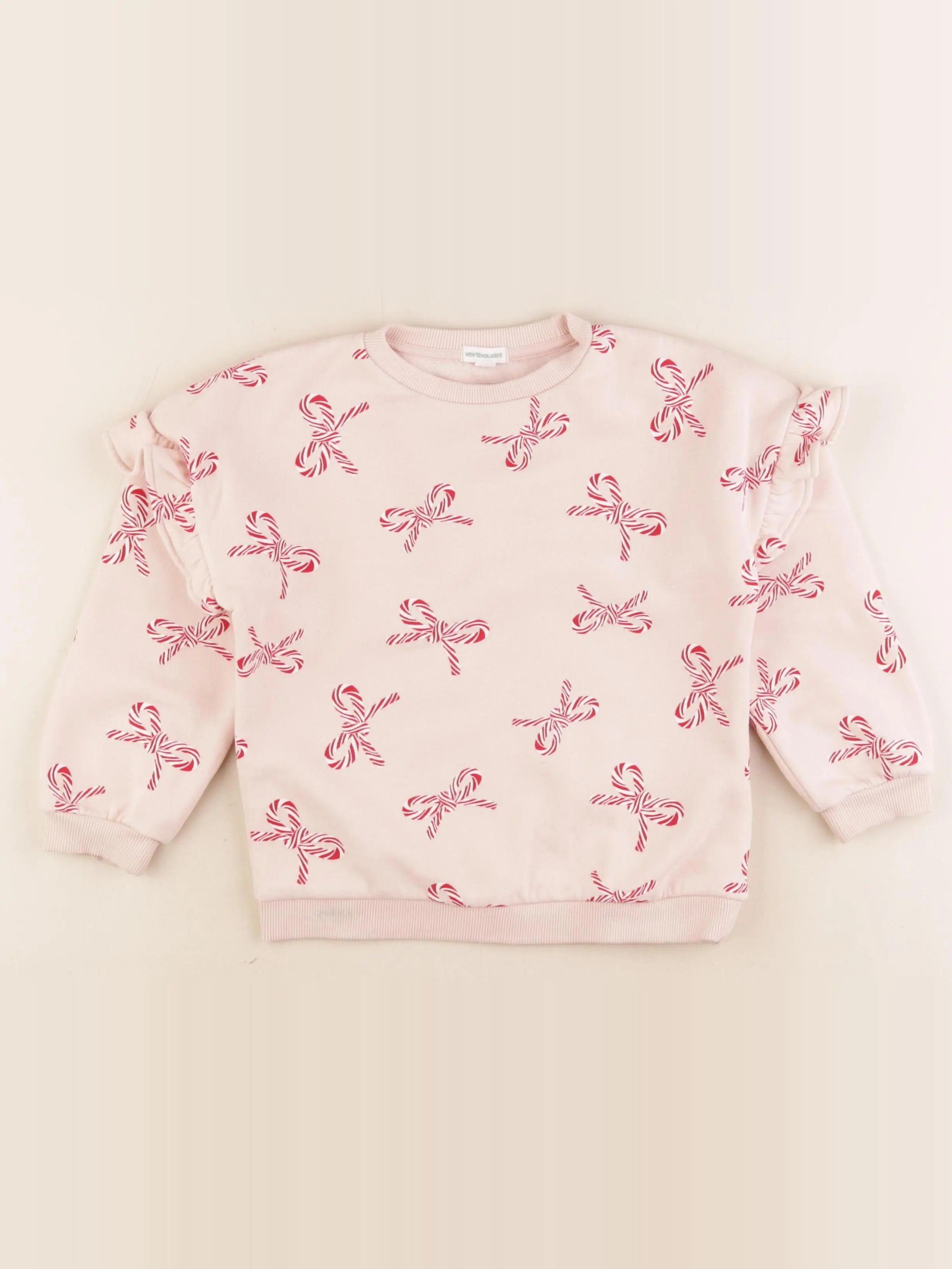 Vertbaudet - sweat rose - 5 ans