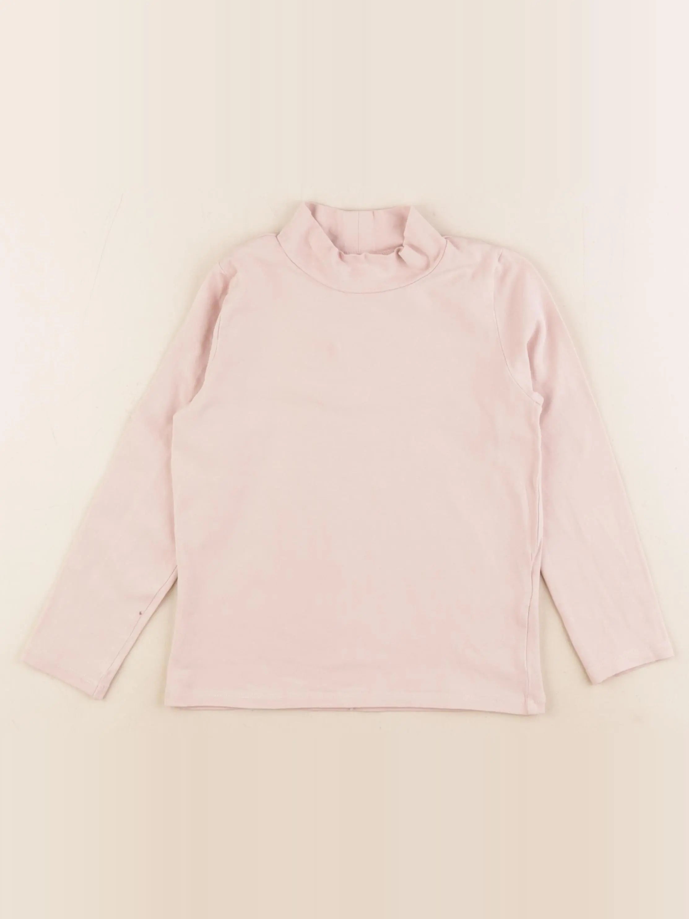 Vertbaudet - sous-pull rose - 6 ans