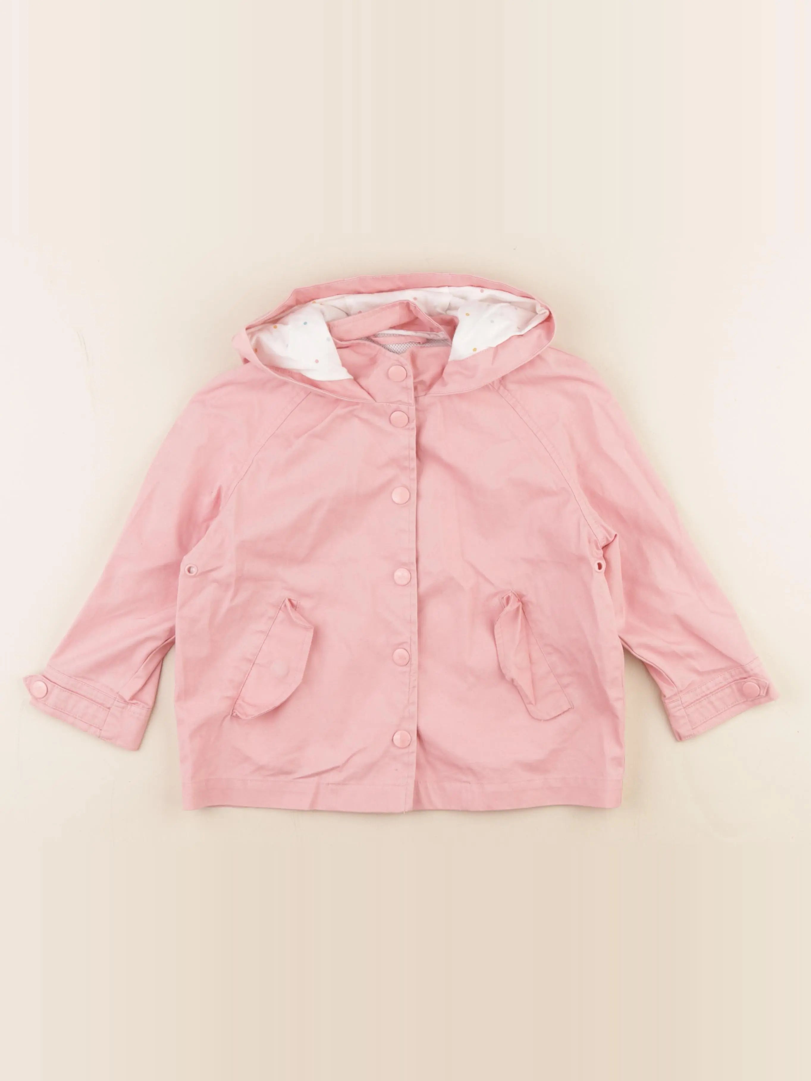 Cyrillus - manteau rose - 4 ans