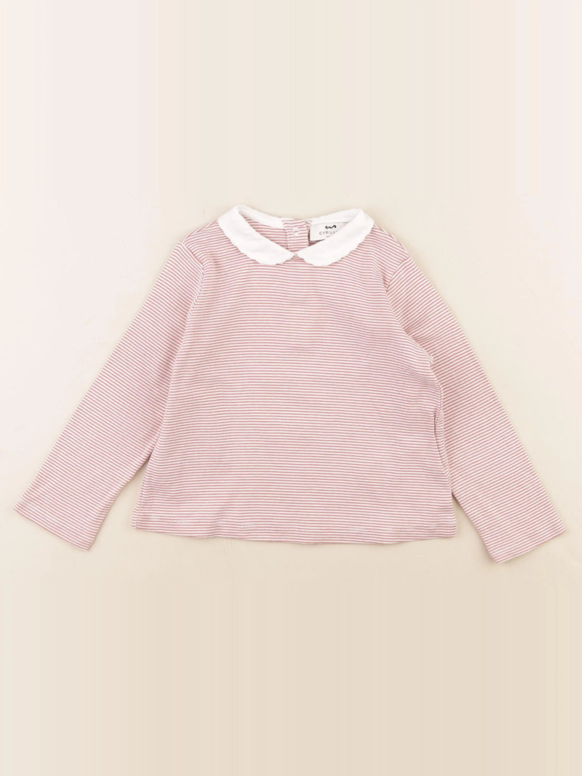 Cyrillus - tee-shirt blanc, rouge - 36 mois