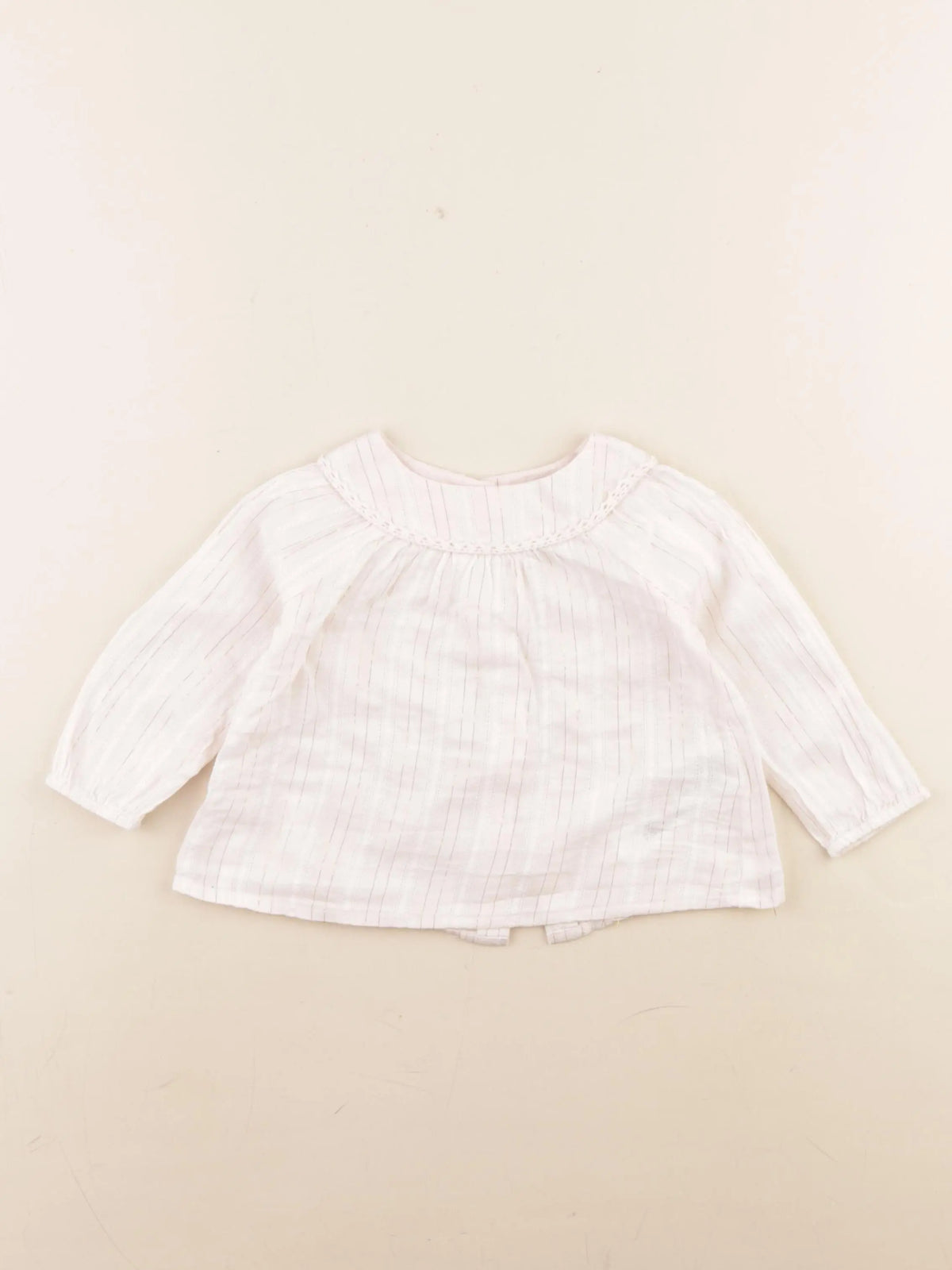 Cyrillus - blouse rose, or - 12 mois