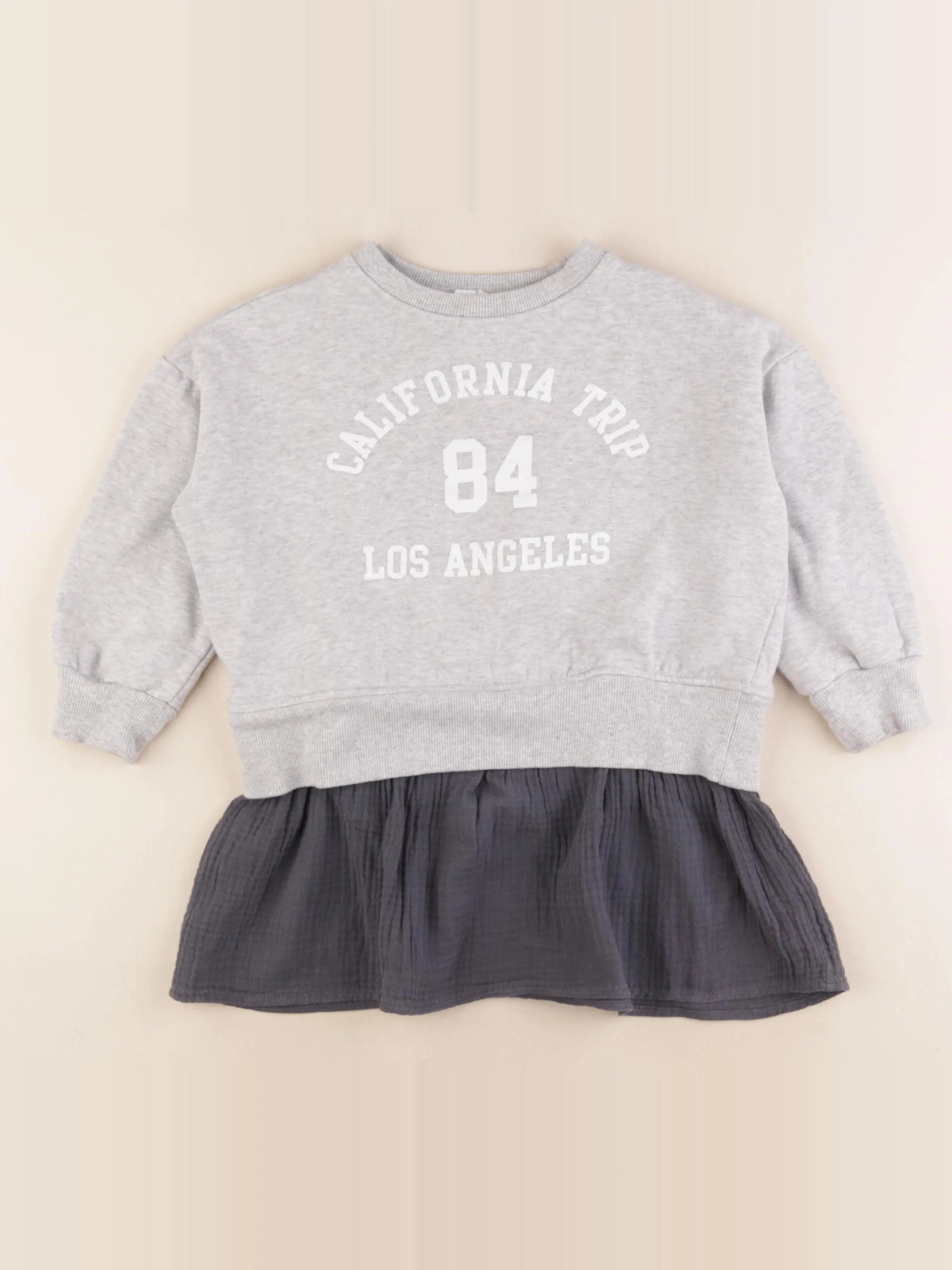 Mango - robe gris - 5/6 ans