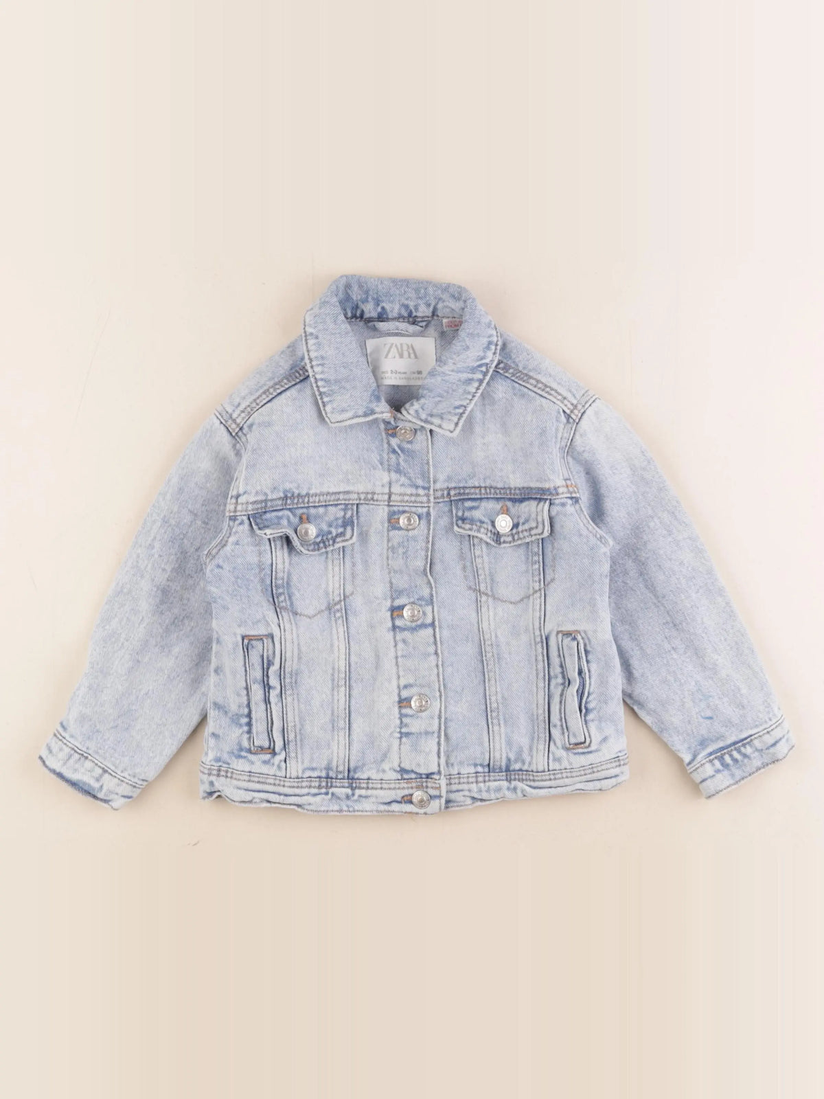 Zara - veste bleu - 2/3 ans