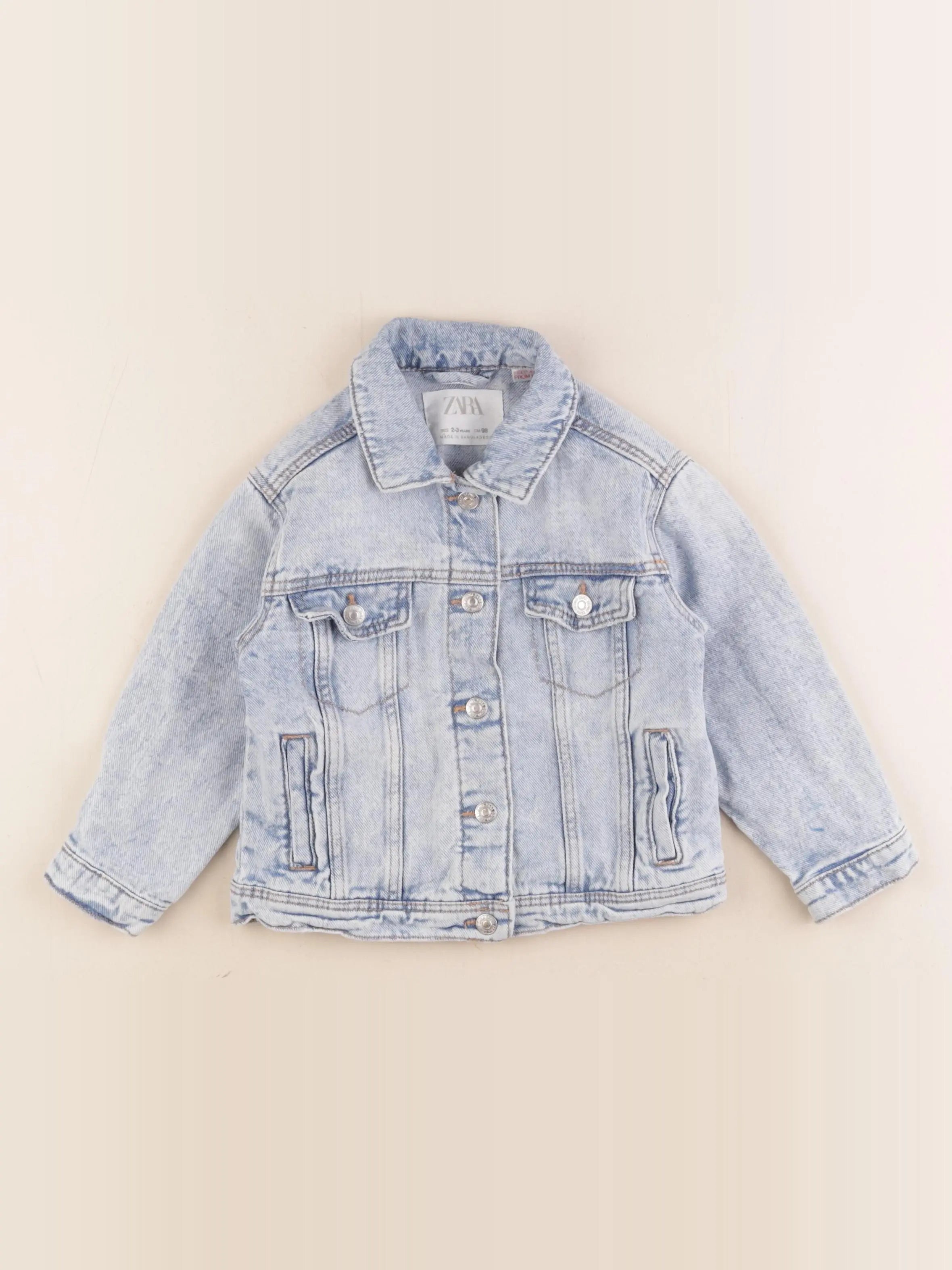 Zara - veste bleu - 2/3 ans
