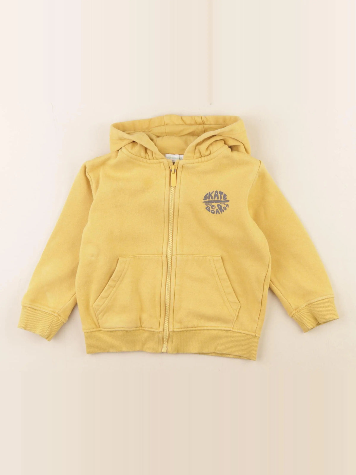 Vertbaudet - sweat jaune - 3 ans