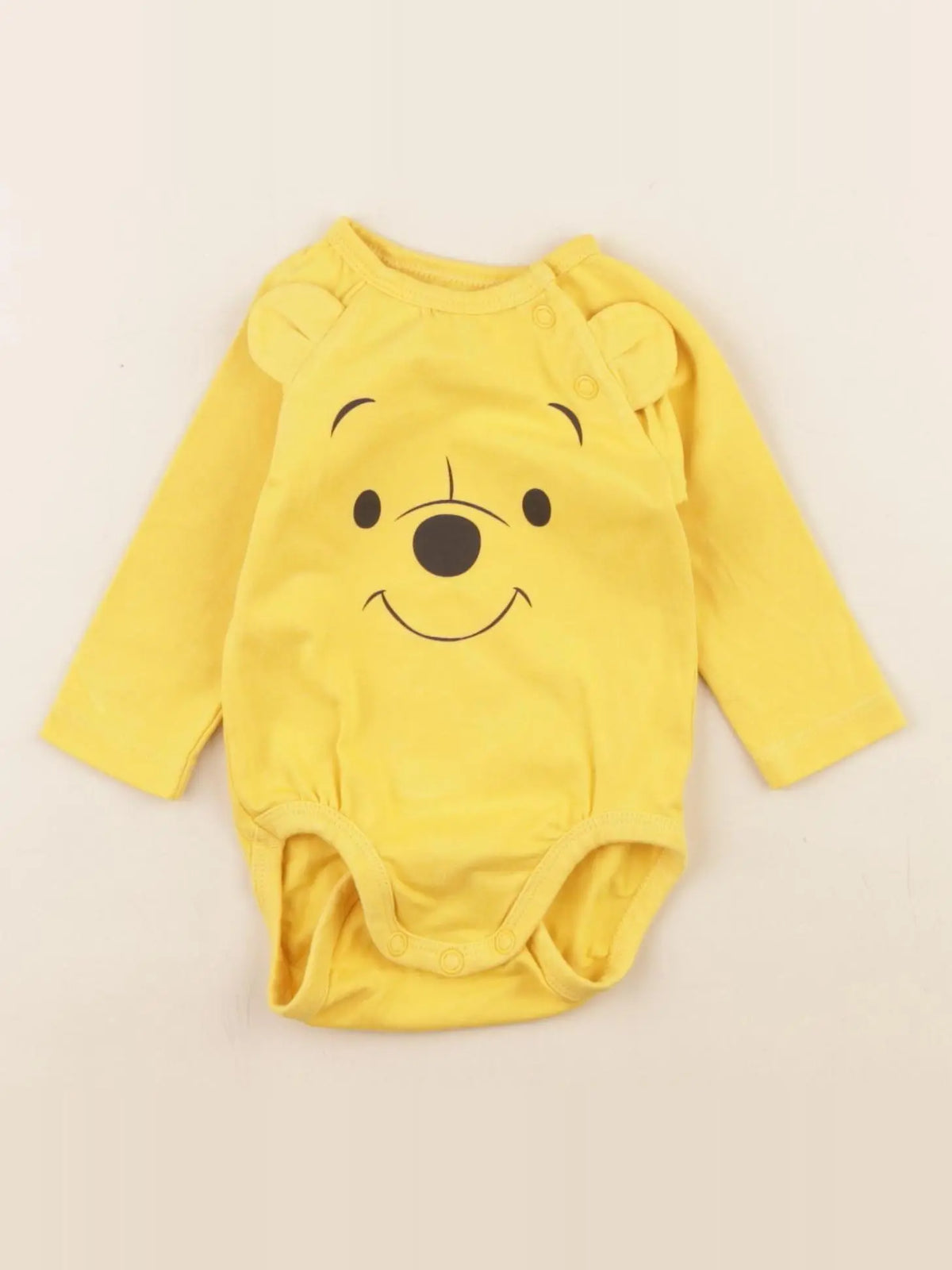 H&M - body jaune - 1/2 mois