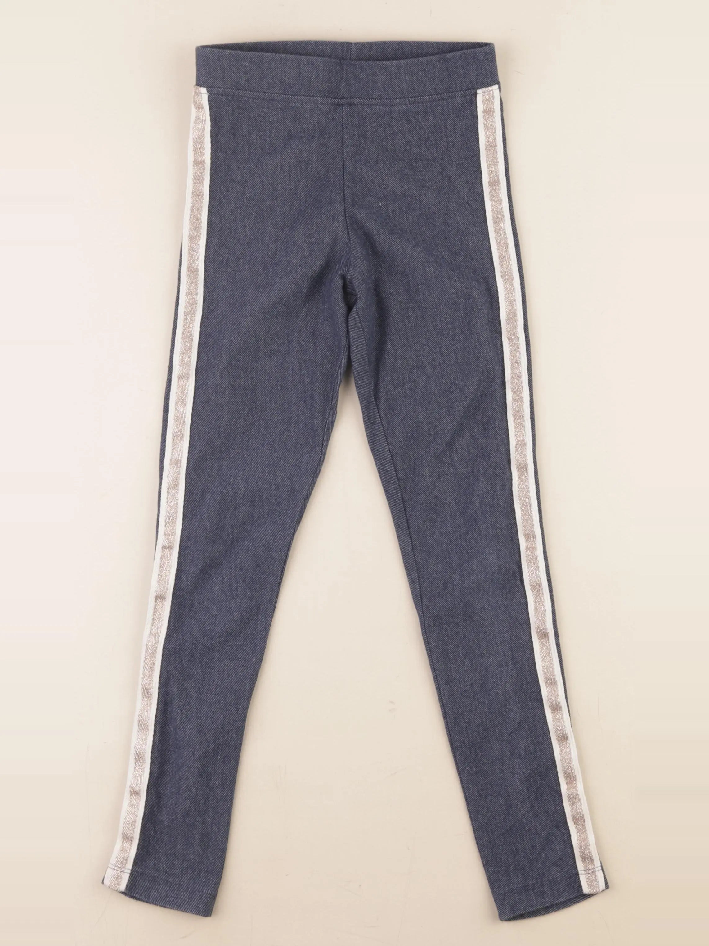 Monoprix - legging bleu - 8 ans