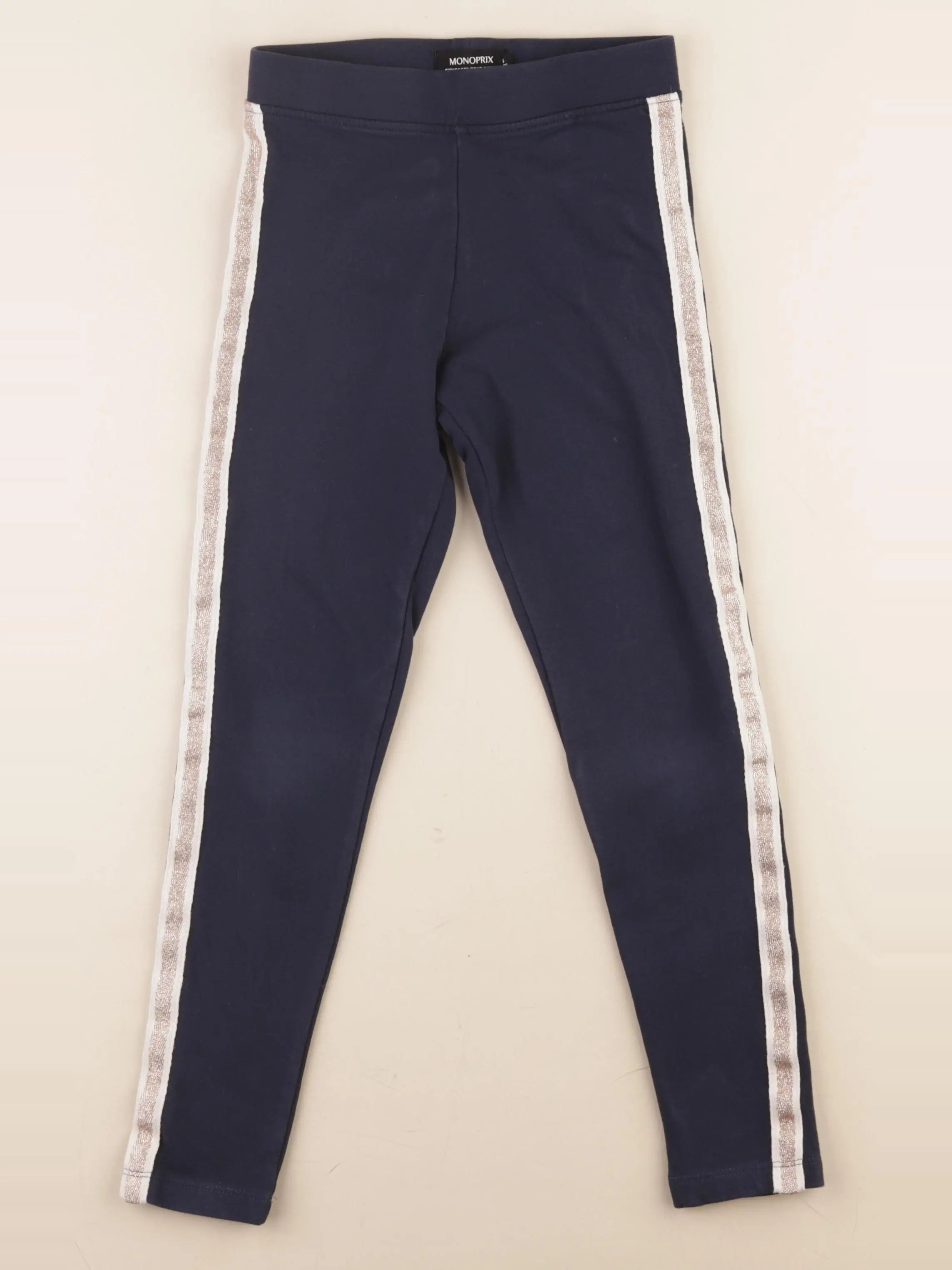 Monoprix - legging doublé bleu - 8 ans