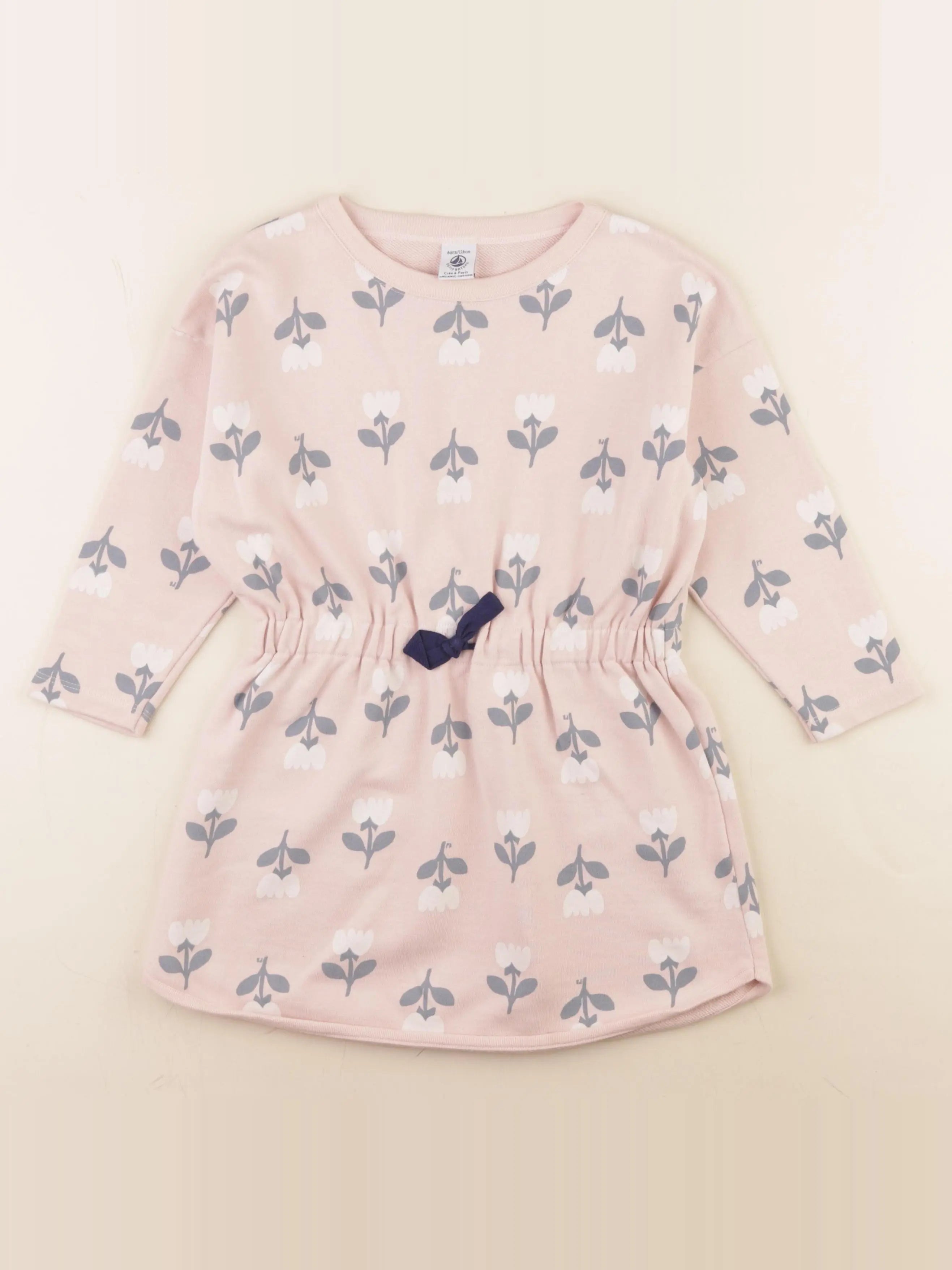 Petit Bateau - robe rose - 6 ans