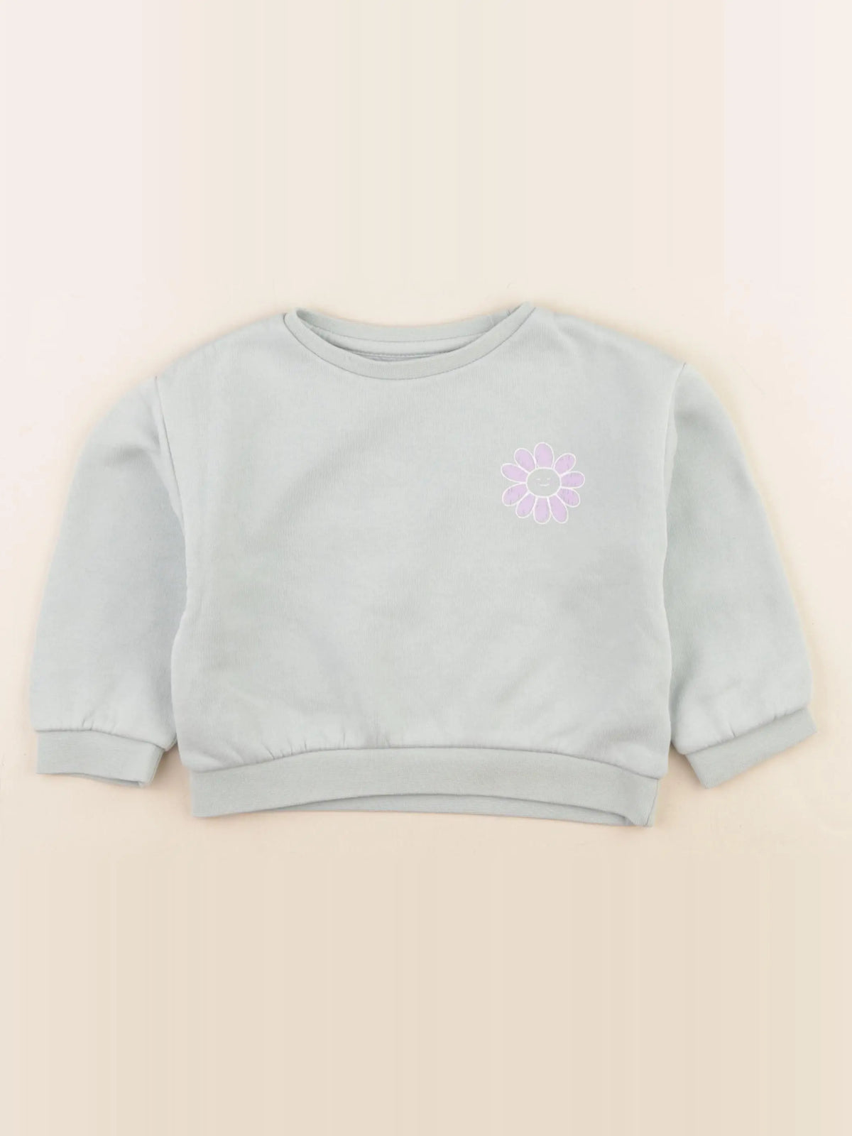 Vertbaudet - sweat vert - 3 ans