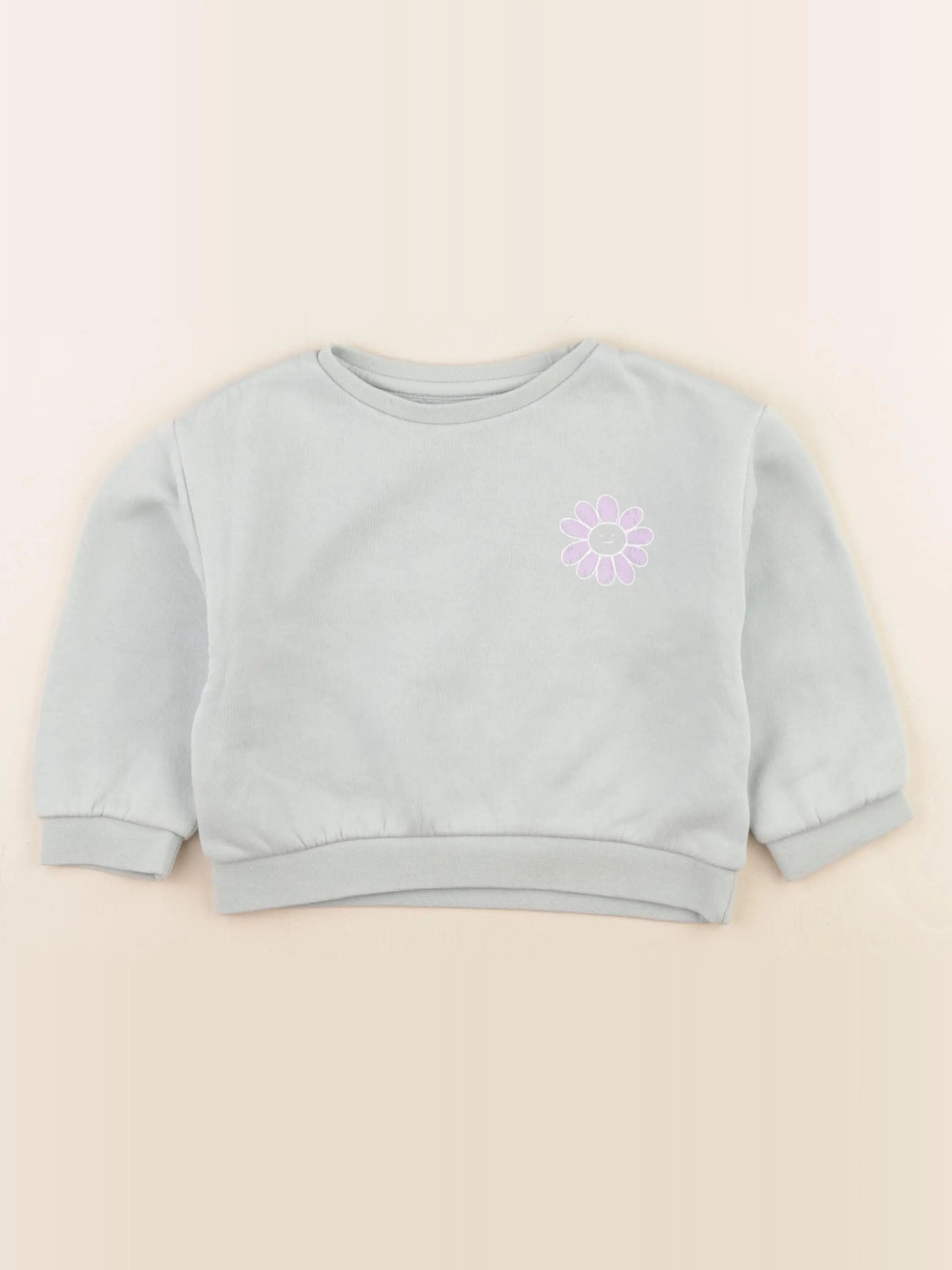 Vertbaudet - sweat vert - 3 ans