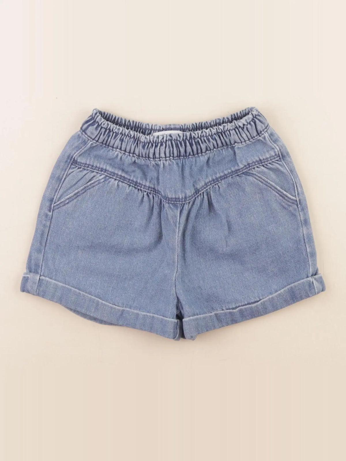 Vertbaudet - short bleu - 24 mois