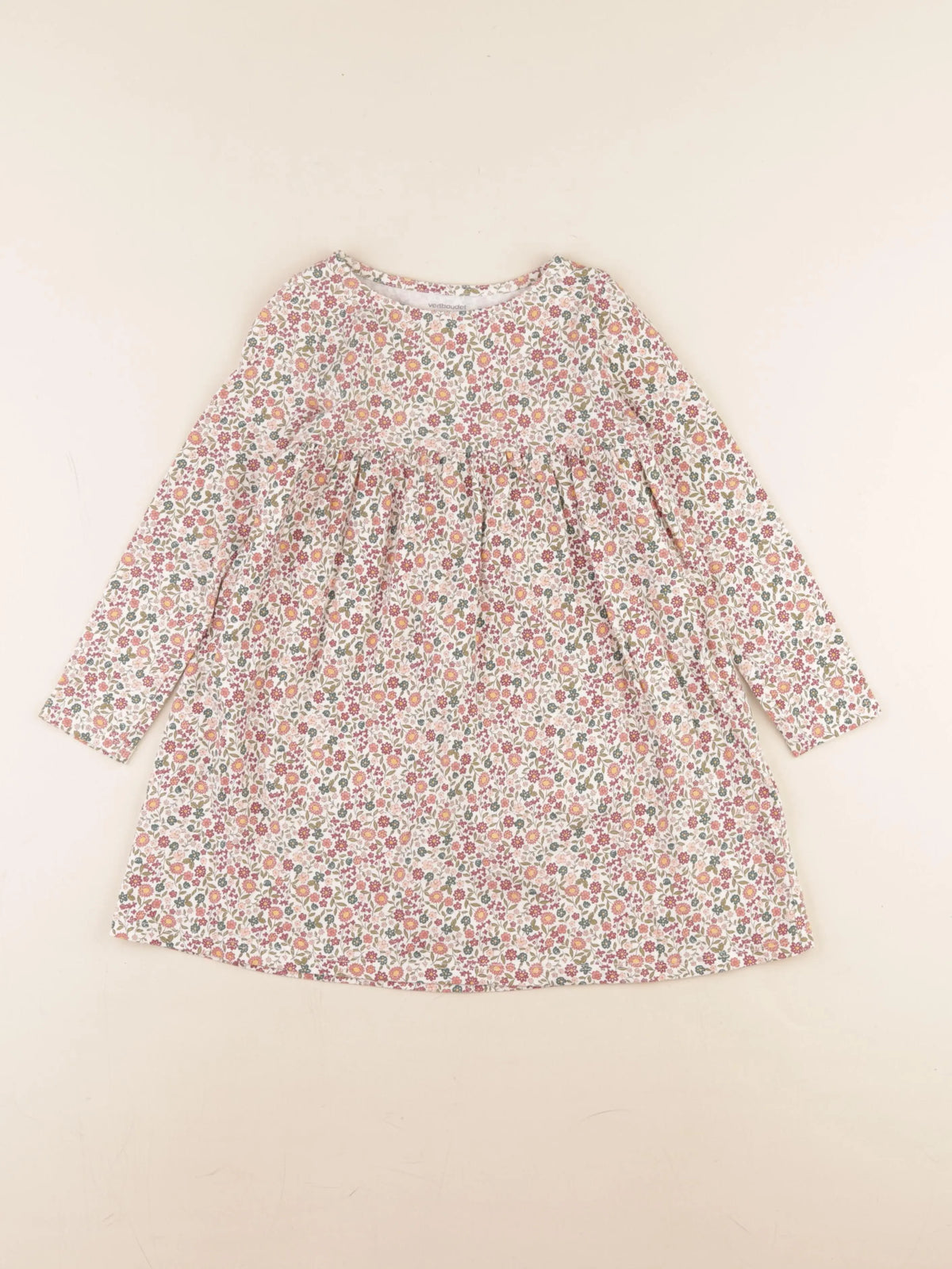 Vertbaudet - robe multicolore - 4 ans