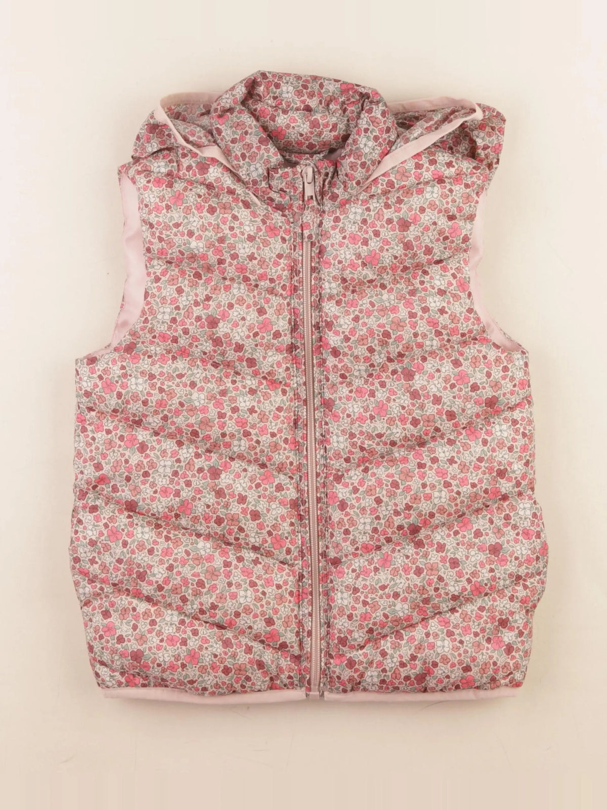 Vertbaudet - doudoune rose - 6 ans