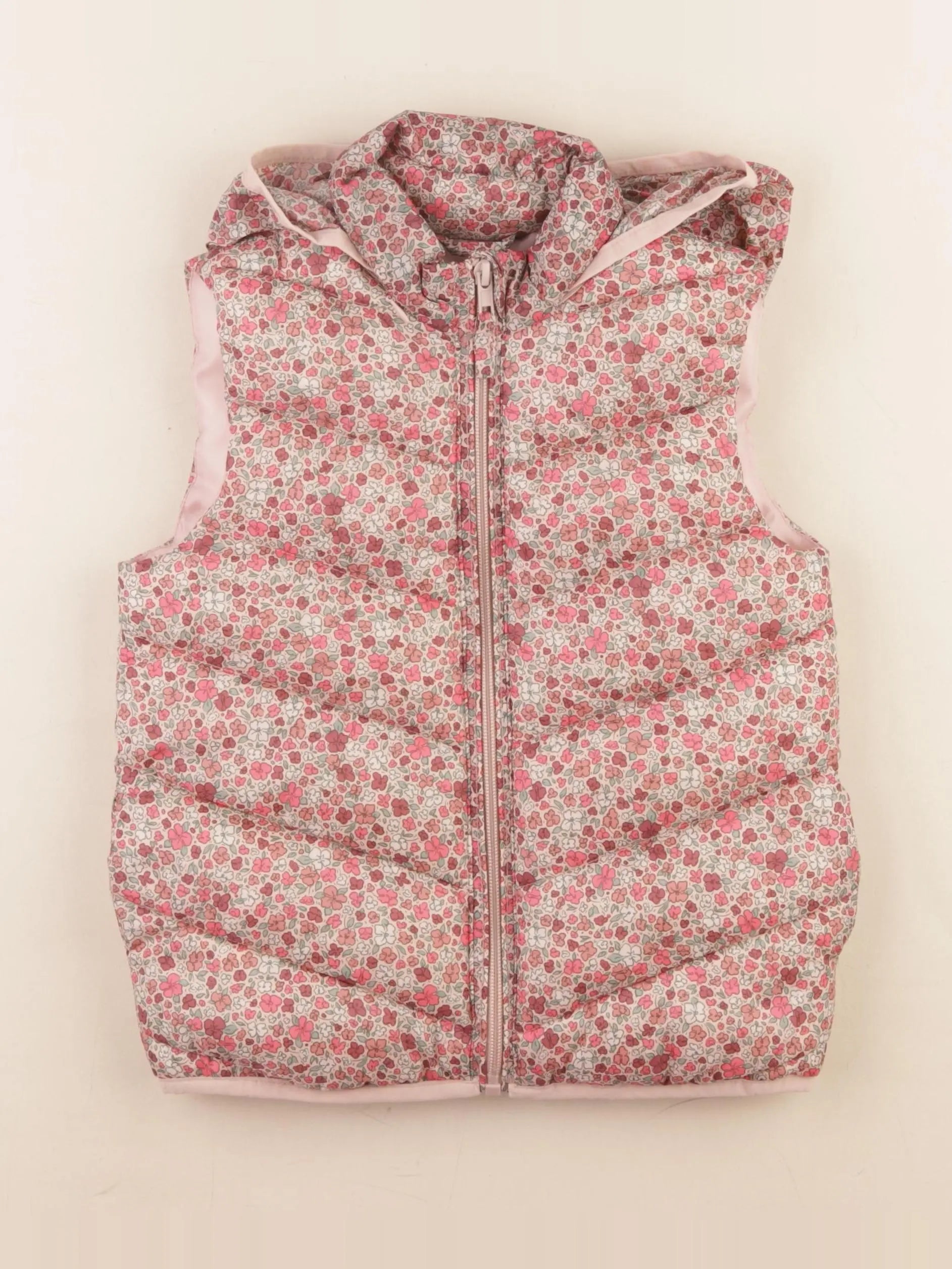 Vertbaudet - doudoune rose - 6 ans