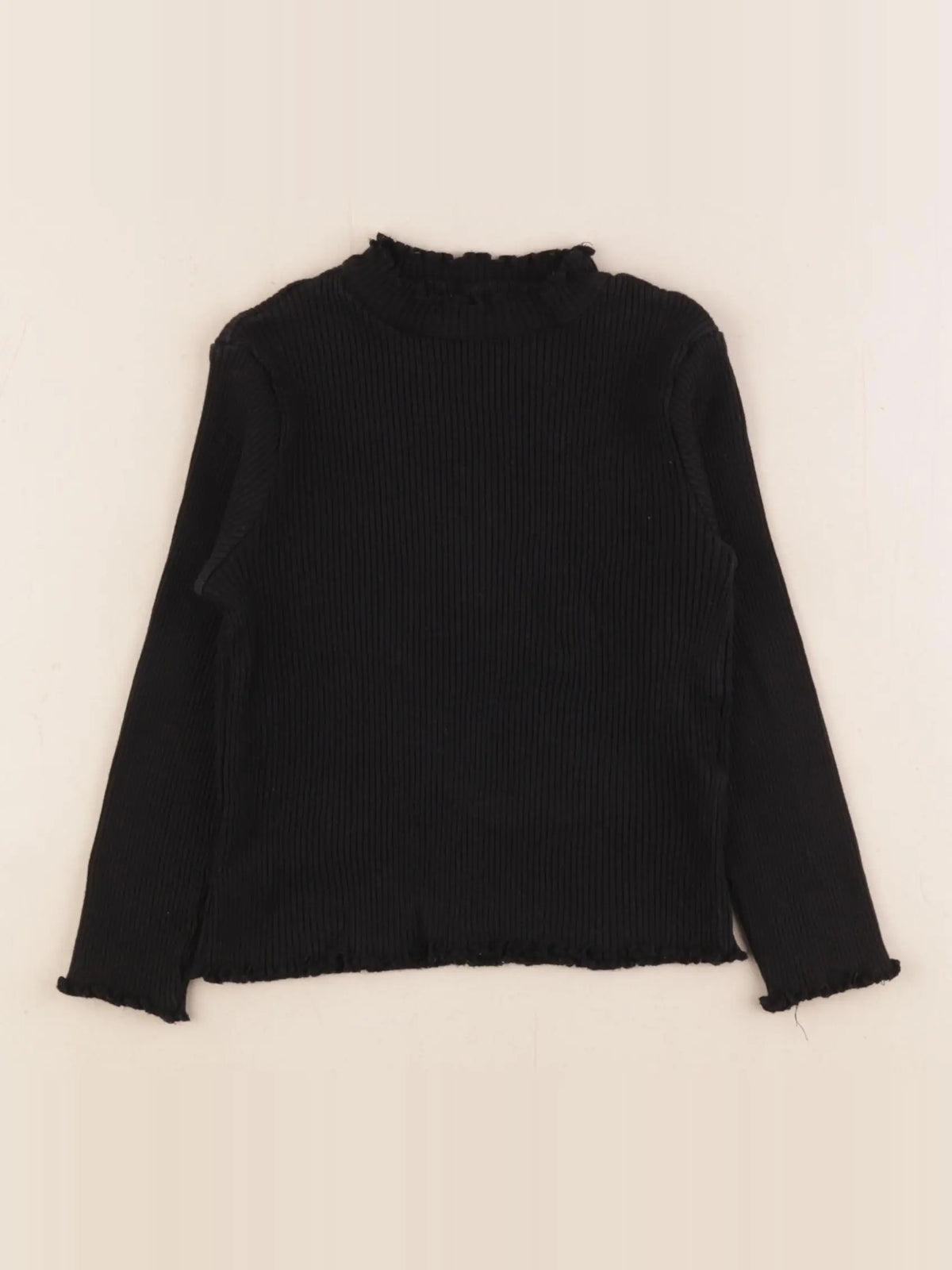 Monoprix - sous-pull noir - 4 ans