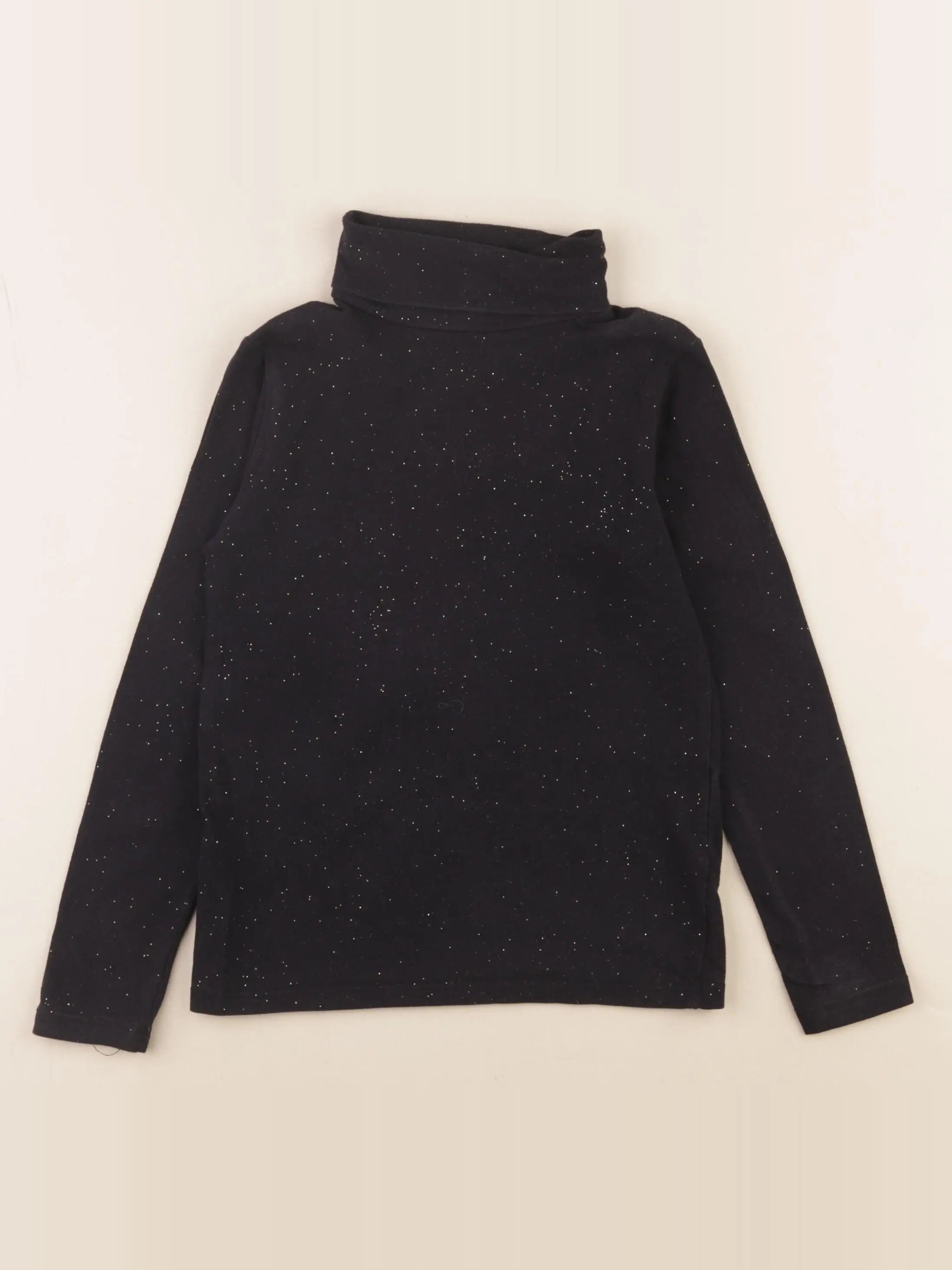 Monoprix - sous-pull noir, or - 6 ans