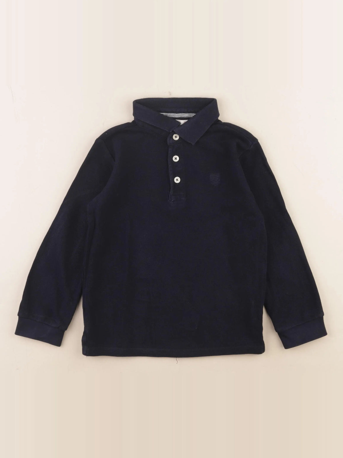 Zara - polo bleu - 3/4 ans