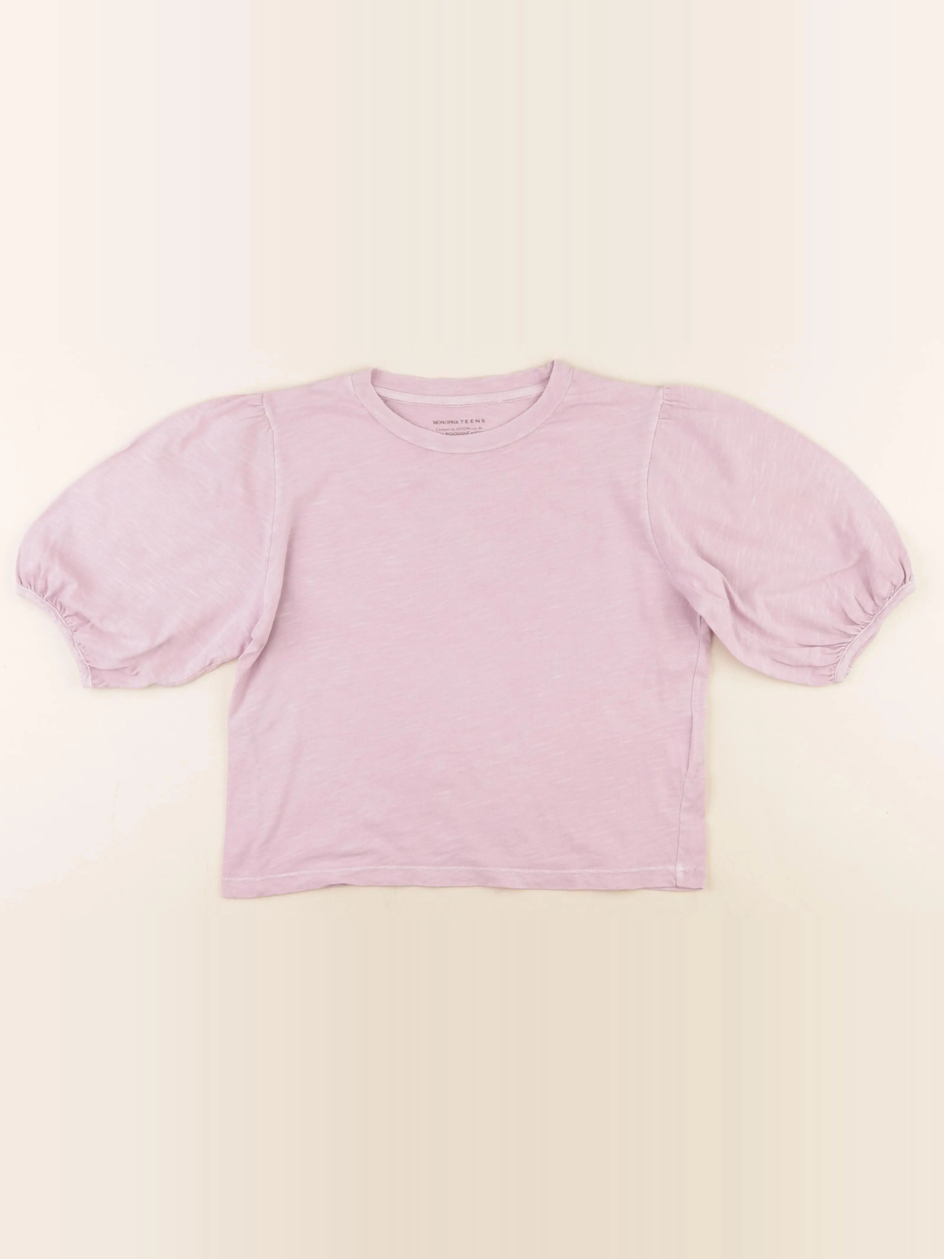 Monoprix - tee-shirt violet - 10 ans