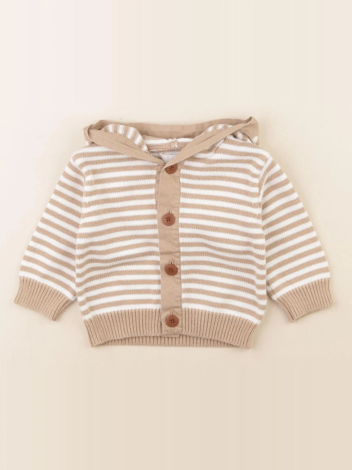 Jacadi - gilet marron - 6 mois