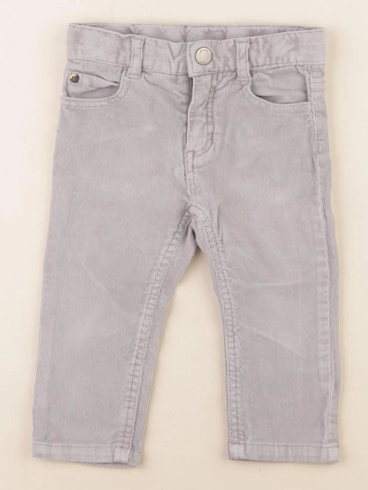 Jacadi - pantalon gris - 12 mois