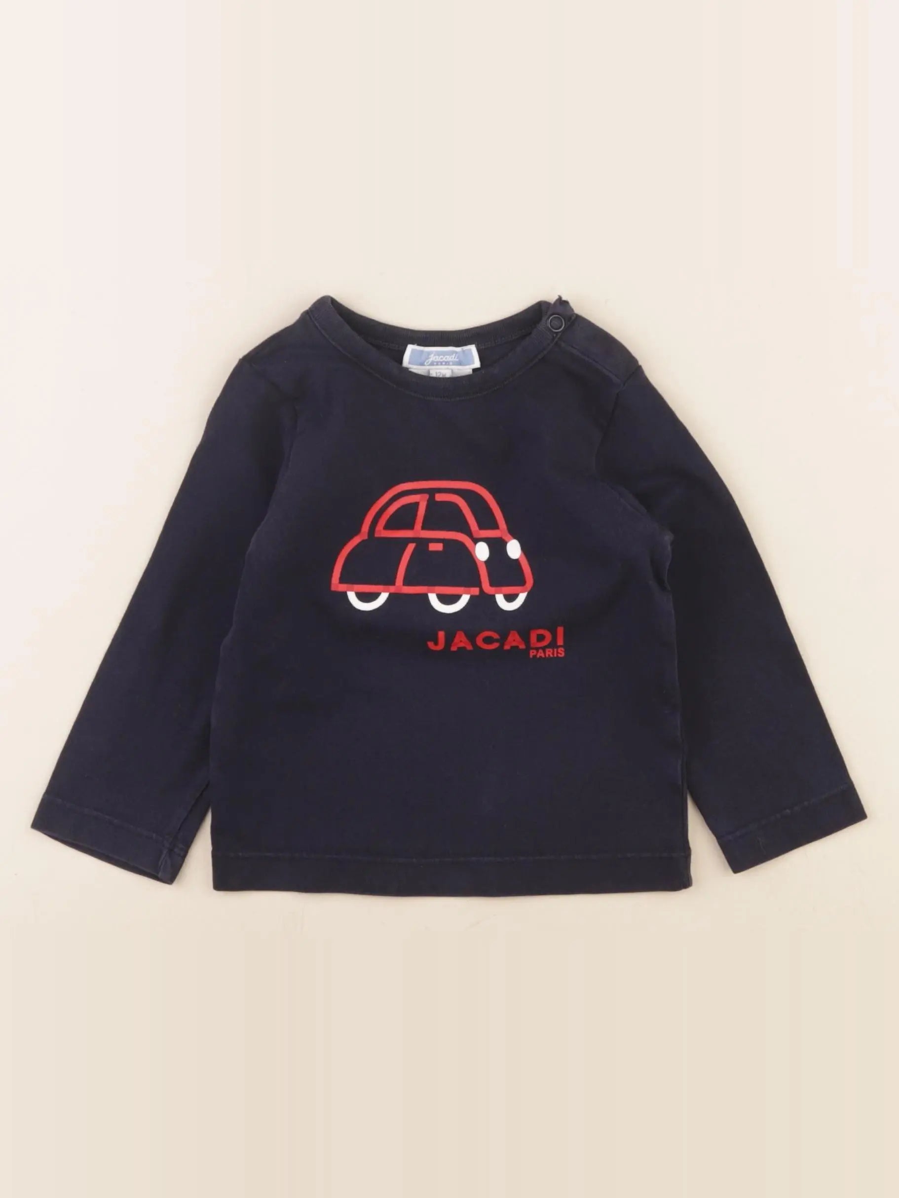 Jacadi - tee-shirt bleu - 12 mois