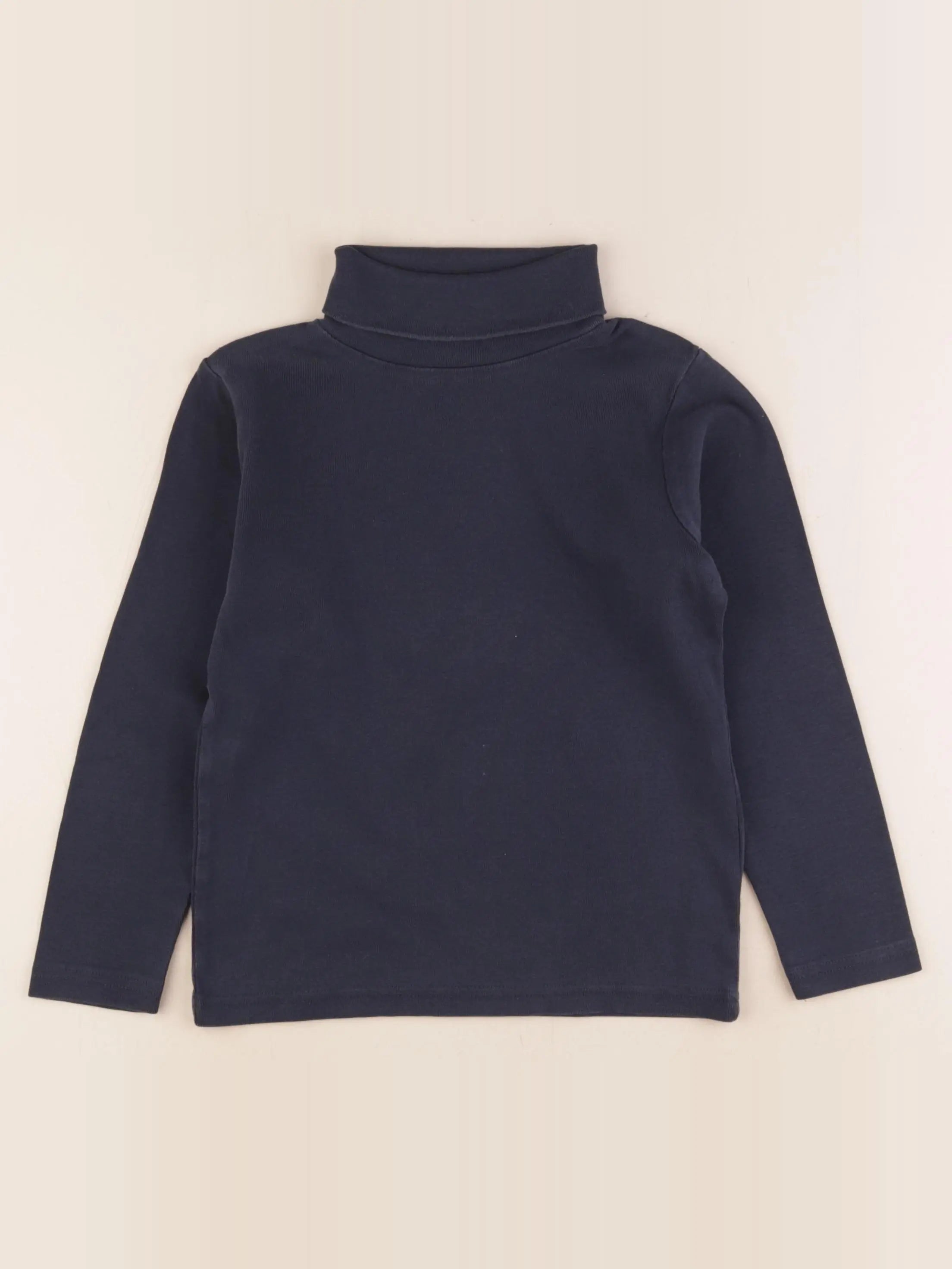 Vertbaudet - sous-pull bleu - 8 ans